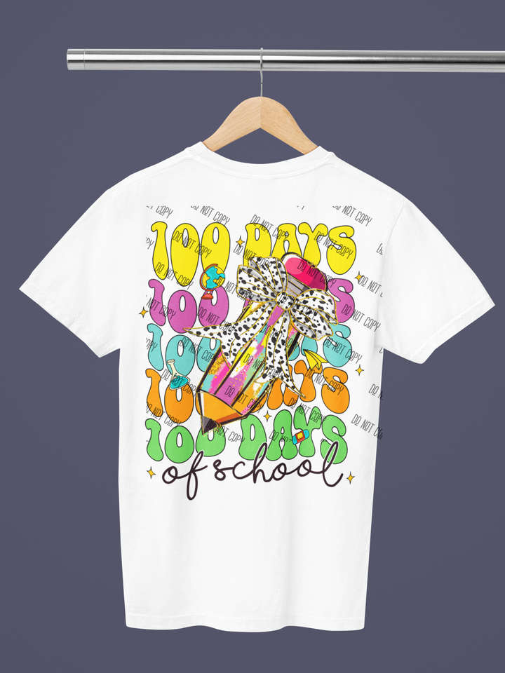 100 days of School DTF