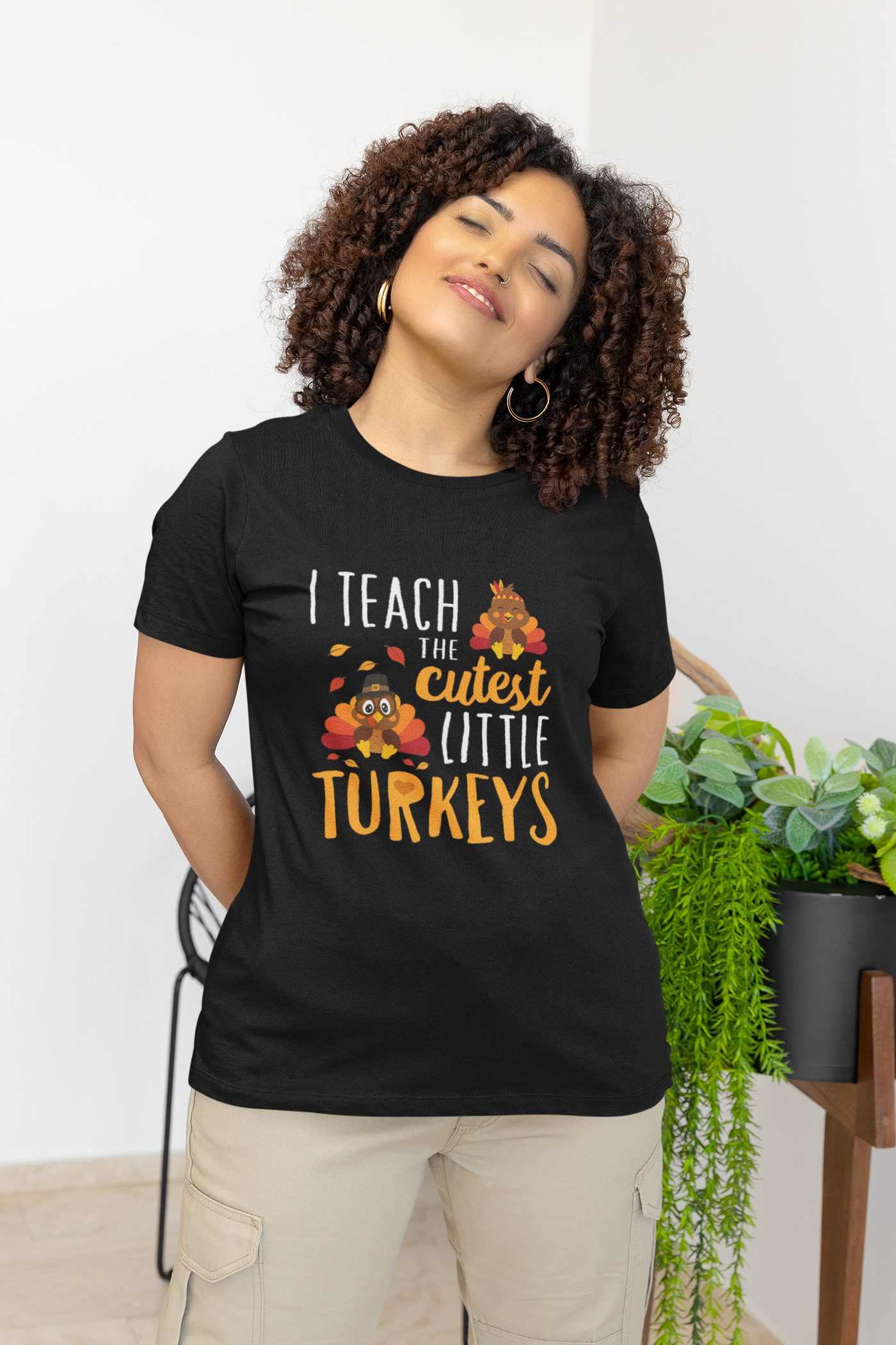 I Teach the cutest little Turkeys DTF