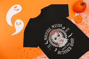 Michael Myers Butcher shop DTF ready to press