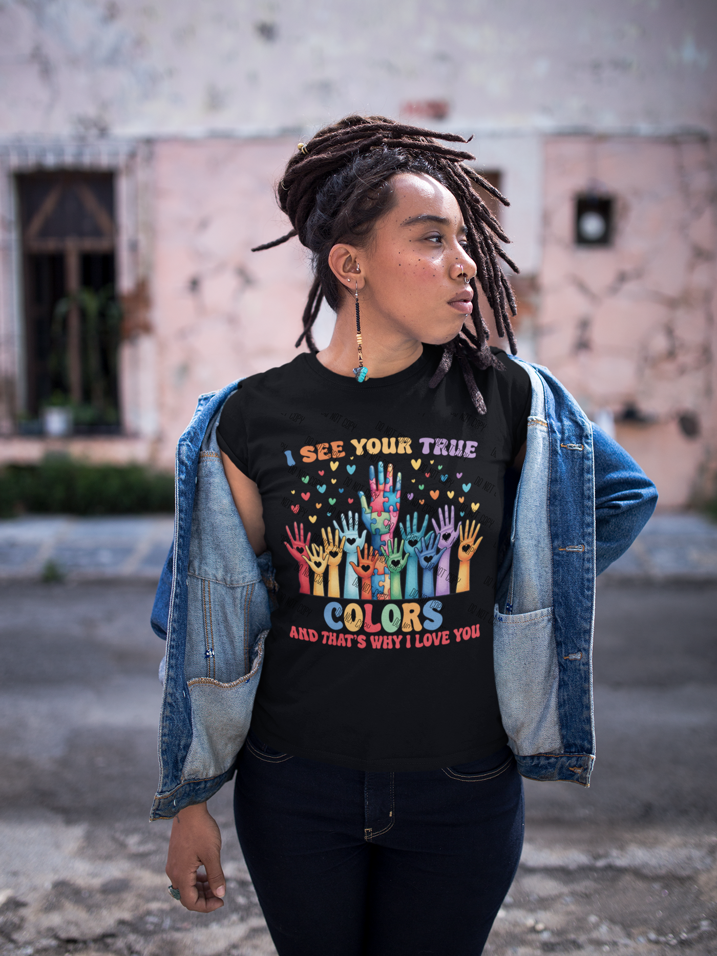 I See Your True Colors DTF Transfer – Autism & Neurodiversity Awareness Design