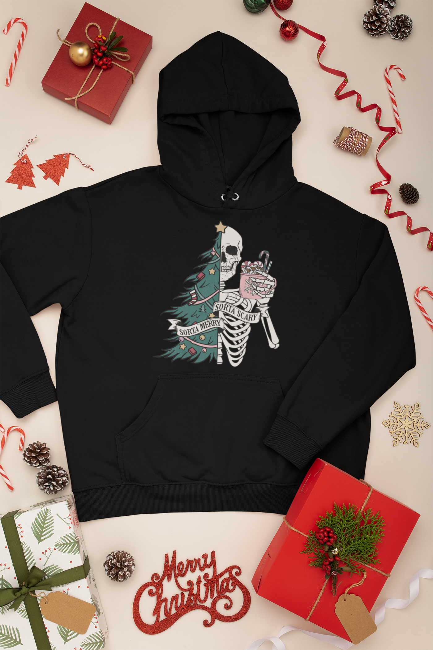 Sorta Merry Shorta Scary  DTF
