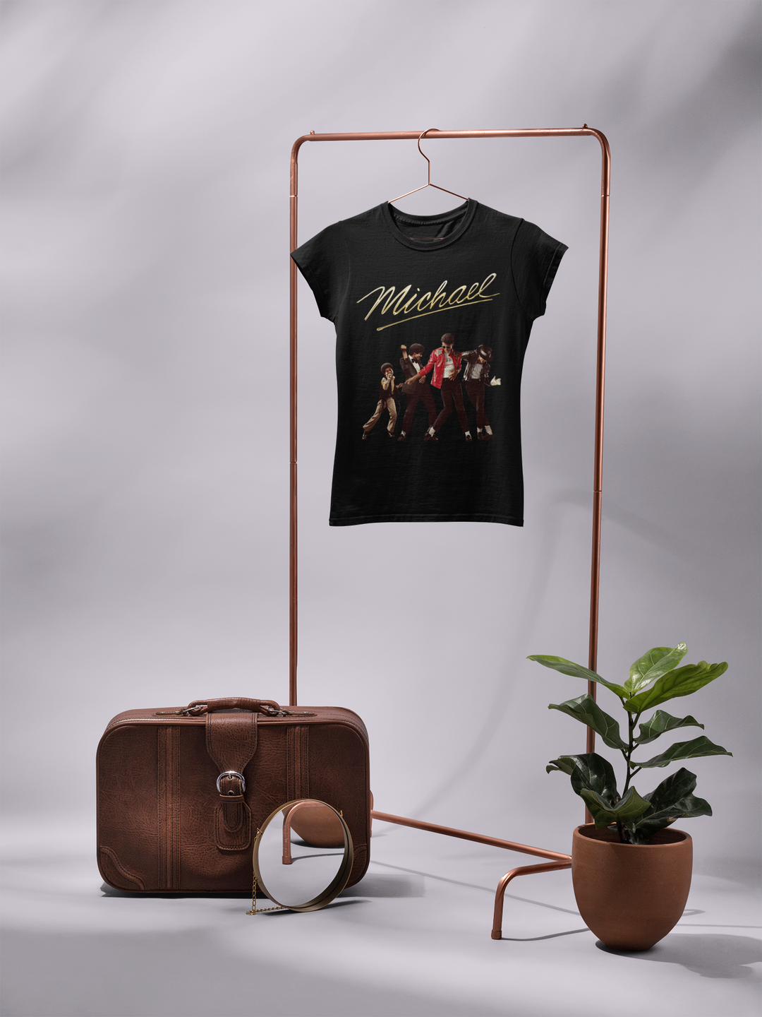 Michael Jackson King of Pop DTF Transfer ready to press. High quality vibrant heat transfer for shirts, hoodies, bags and custom music fan apparel.
