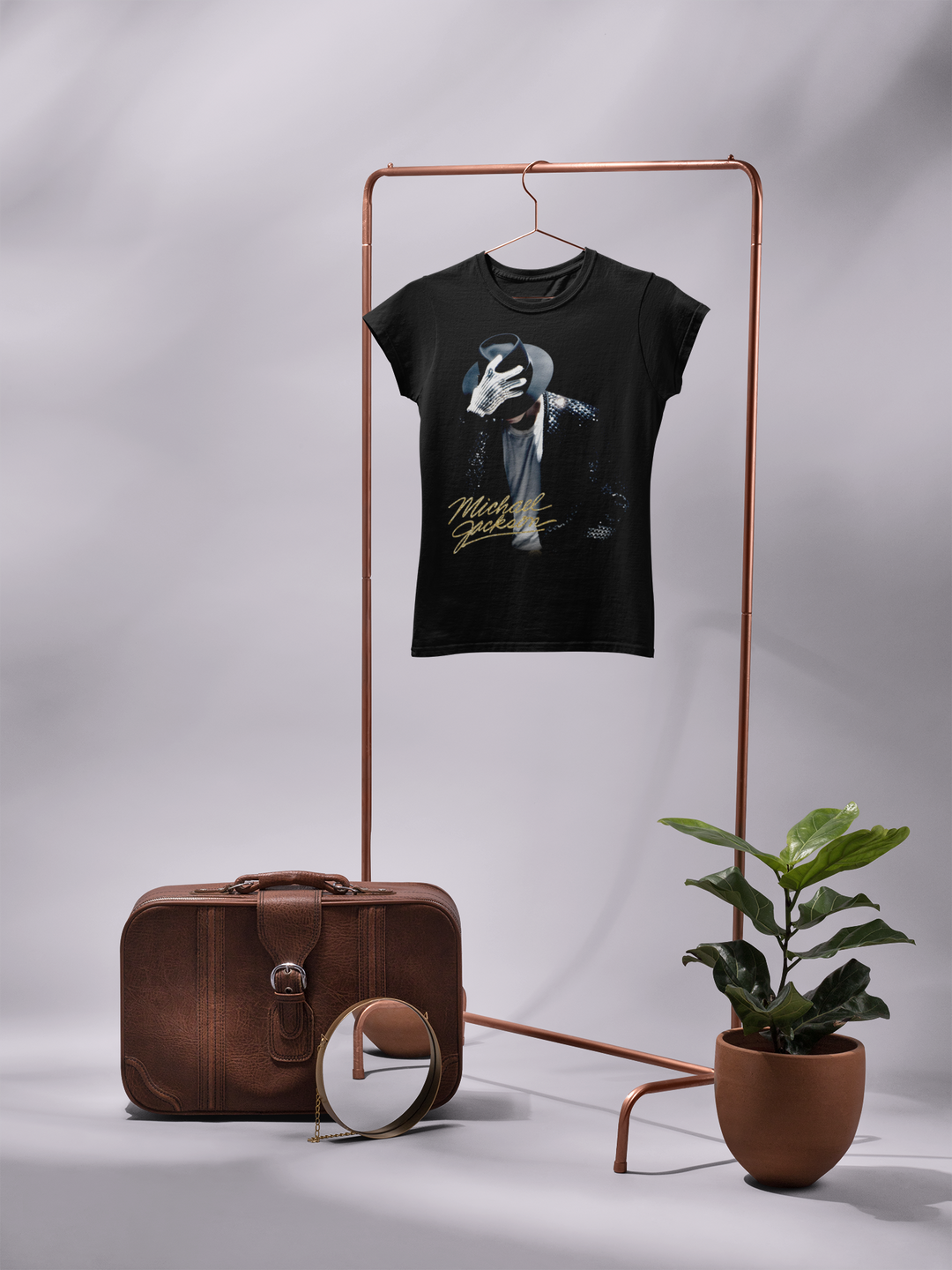 Michael Jackson King of Pop DTF Transfer ready to press. High quality vibrant heat transfer for shirts, hoodies, bags and custom music fan apparel.