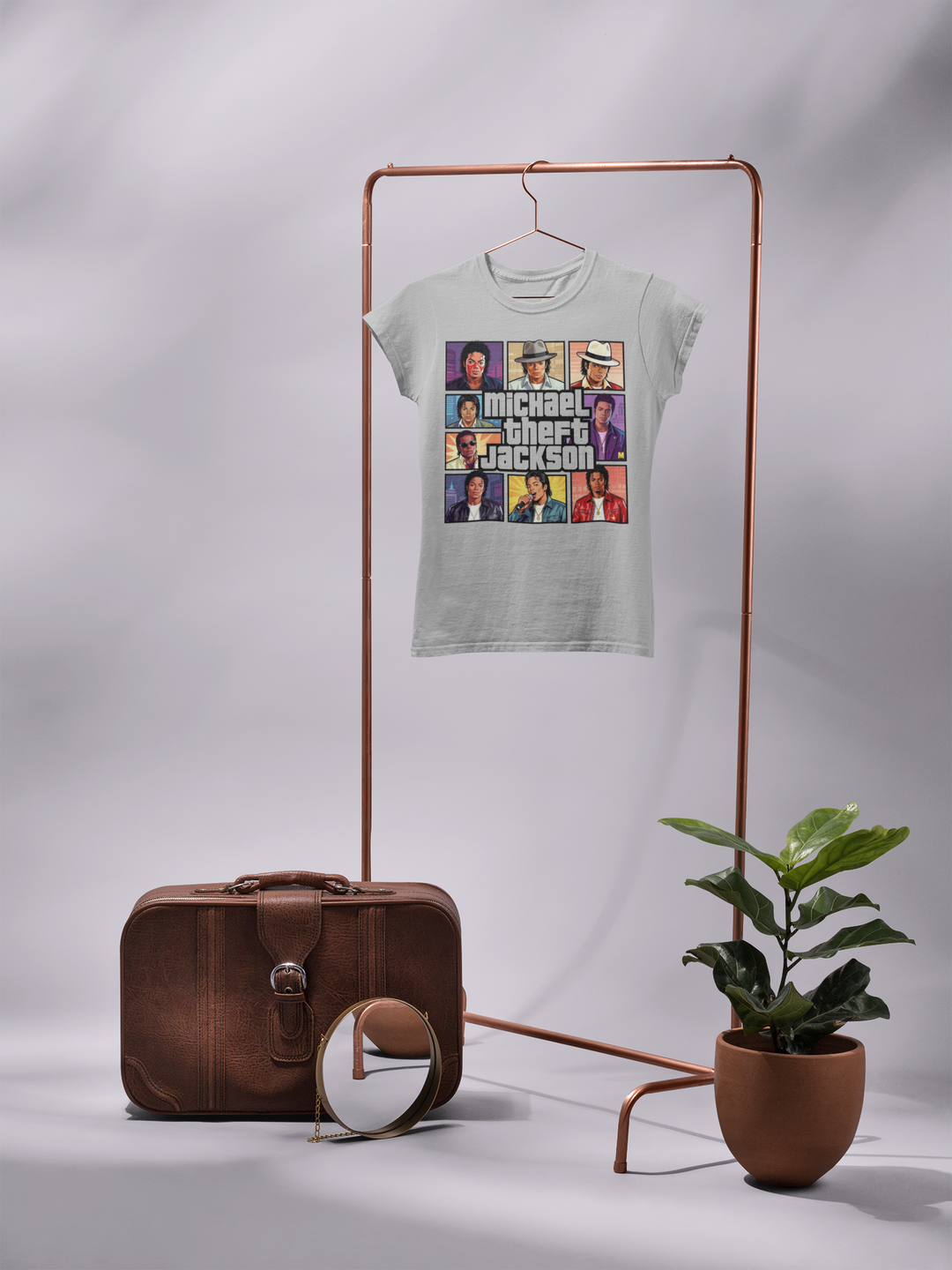 Michael Jackson King of Pop DTF Transfer ready to press. High quality vibrant heat transfer for shirts, hoodies, bags and custom music fan apparel.