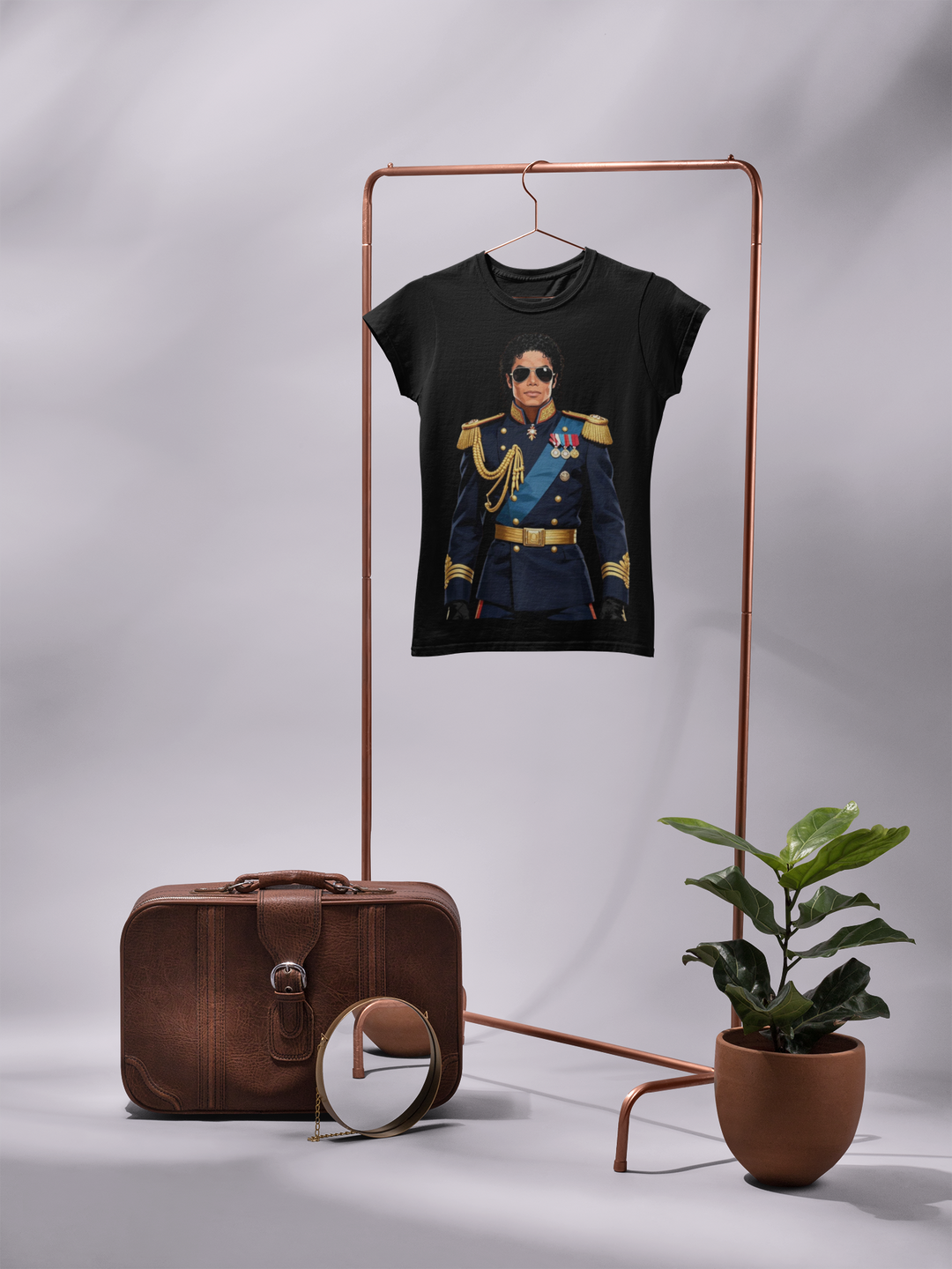 Michael Jackson King of Pop DTF Transfer ready to press. High quality vibrant heat transfer for shirts, hoodies, bags and custom music fan apparel.