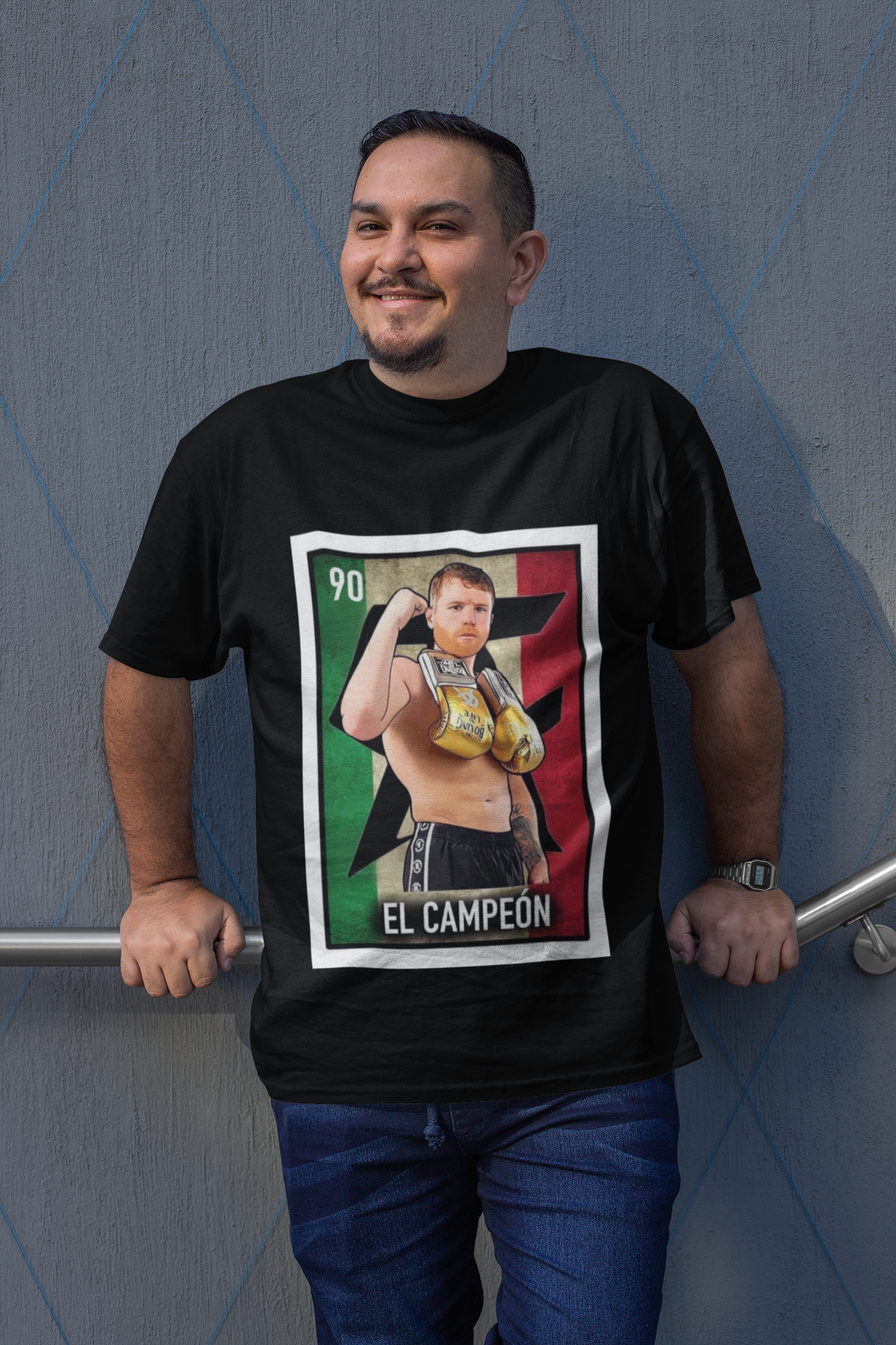 Canelo Alvarez Box  DTF ready to press transfer