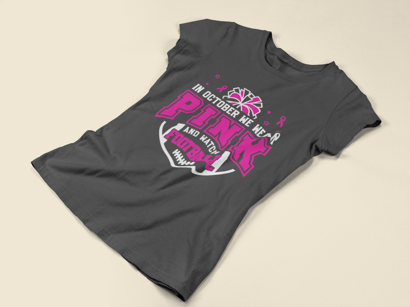 In October we wear Pink DTF