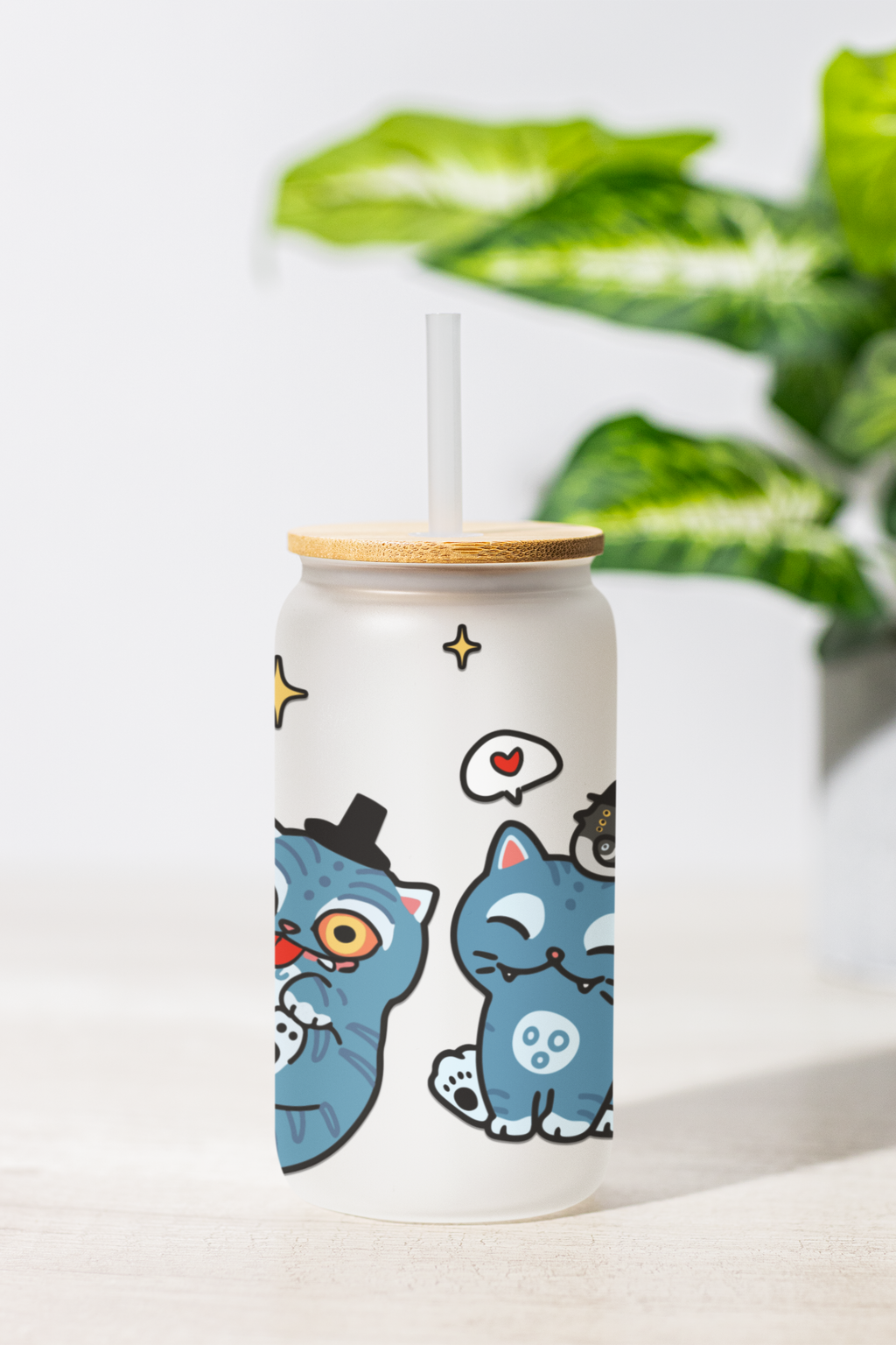 K-Pop 16oz UV DTF Wrap – Waterproof, Ready to Apply Cup Wrap for Libbey Glass Cans