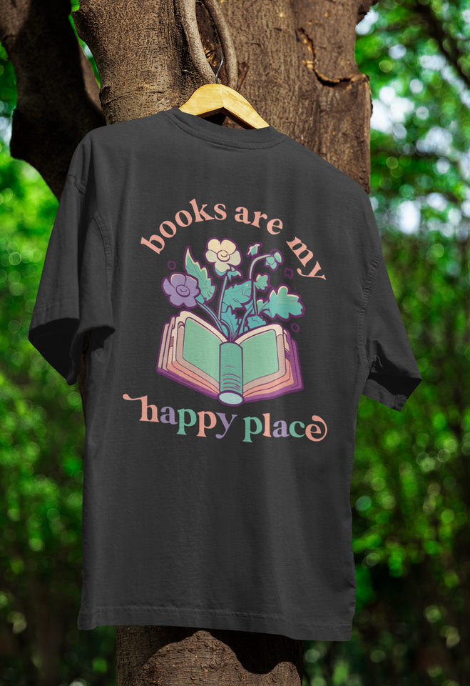 Books are my Happy Place DTF