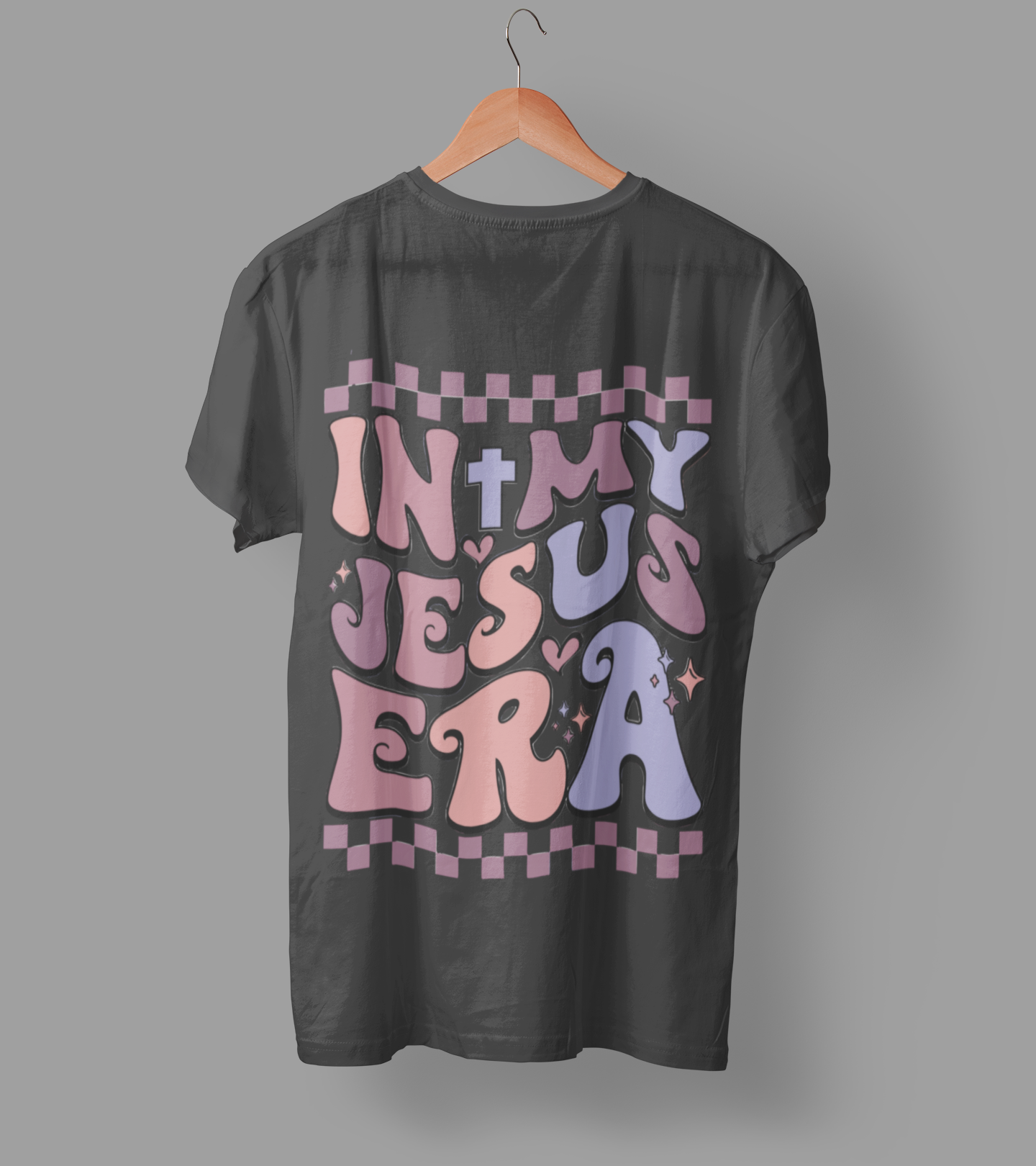 In My Jesus Era DTF Transfer – Retro Faith Christian Design, Ready to Press