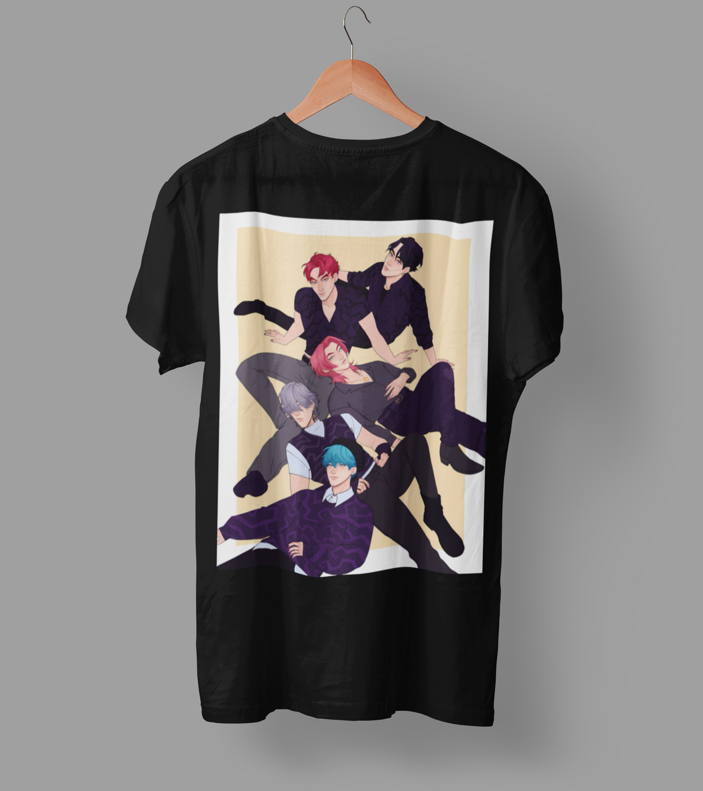 K-Pop Demon Hunter DTF Transfer | Ready-to-Press Anime-Inspired Design