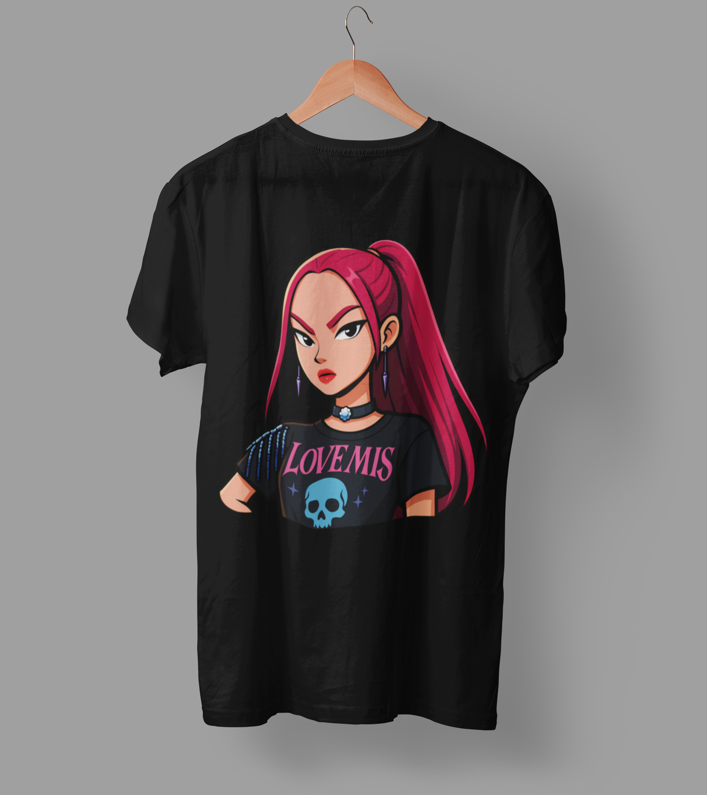 K-Pop Demon Hunter DTF Transfer | Ready-to-Press Anime-Inspired Design