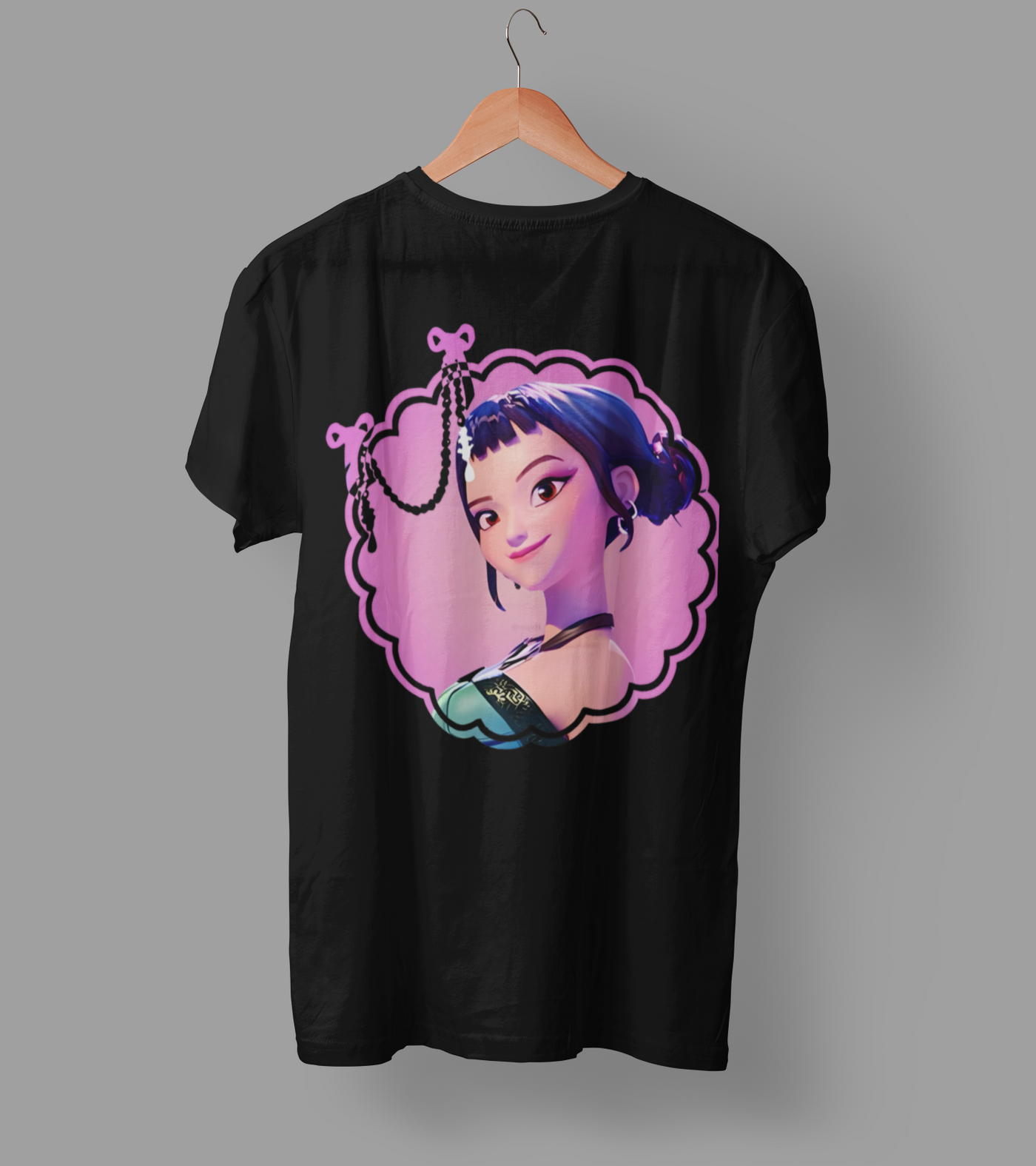 K-Pop Demon Hunter DTF Transfer | Ready-to-Press Anime-Inspired Design