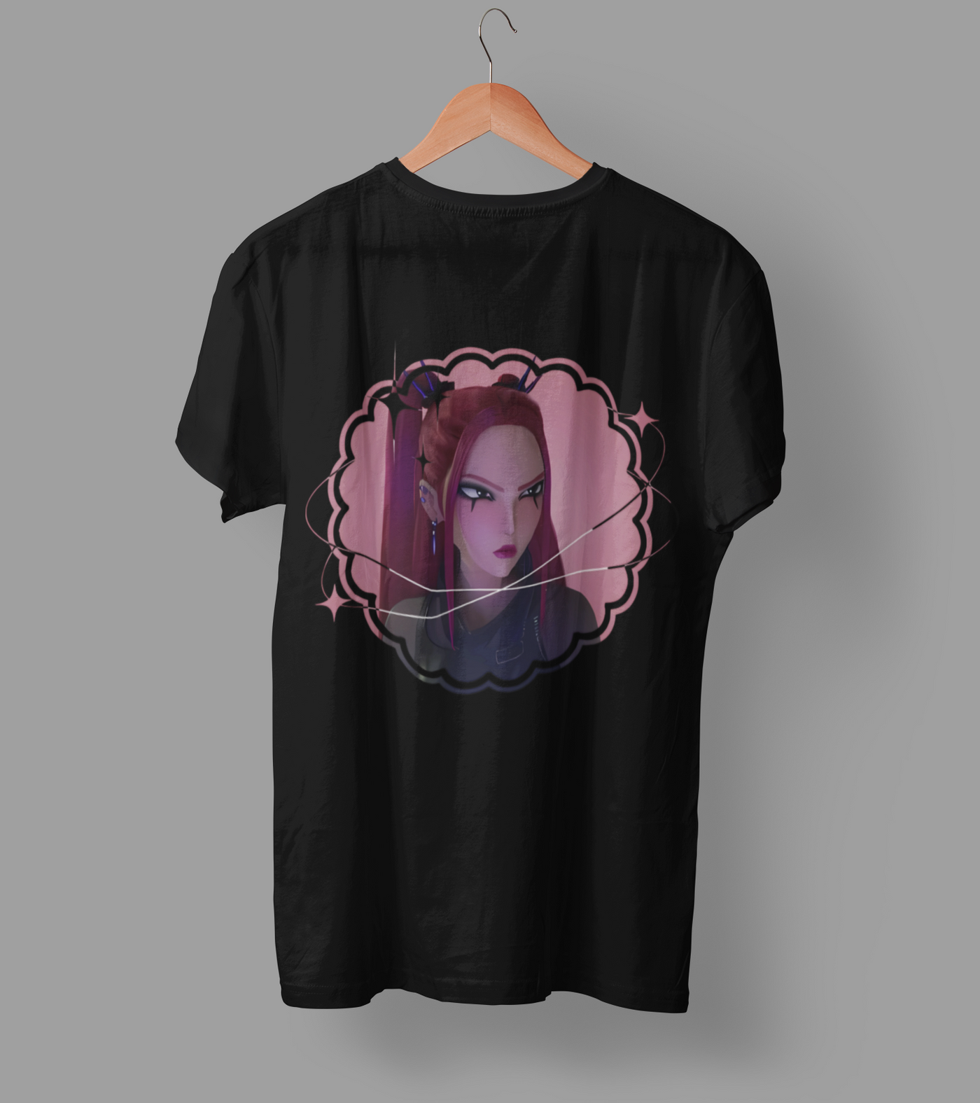 K-Pop Demon Hunter DTF Transfer | Ready-to-Press Anime-Inspired Design