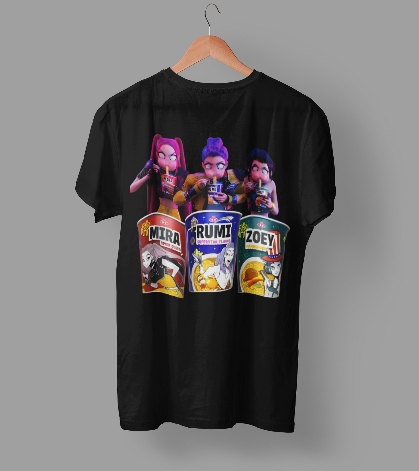 K-Pop Demon Hunter DTF Transfer | Ready-to-Press Anime-Inspired Design