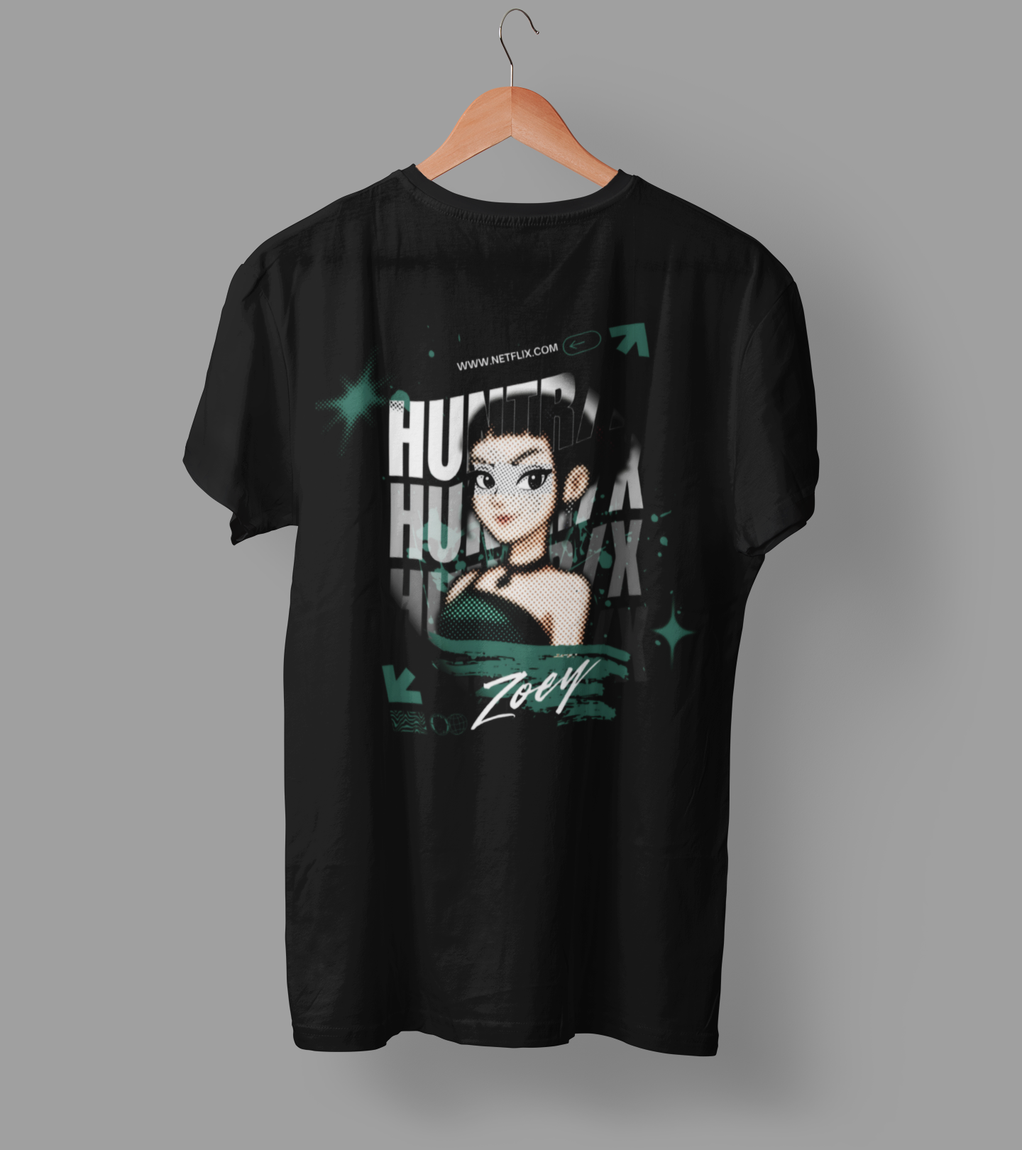 K-Pop Demon Hunter DTF Transfer | Ready-to-Press Anime-Inspired Design