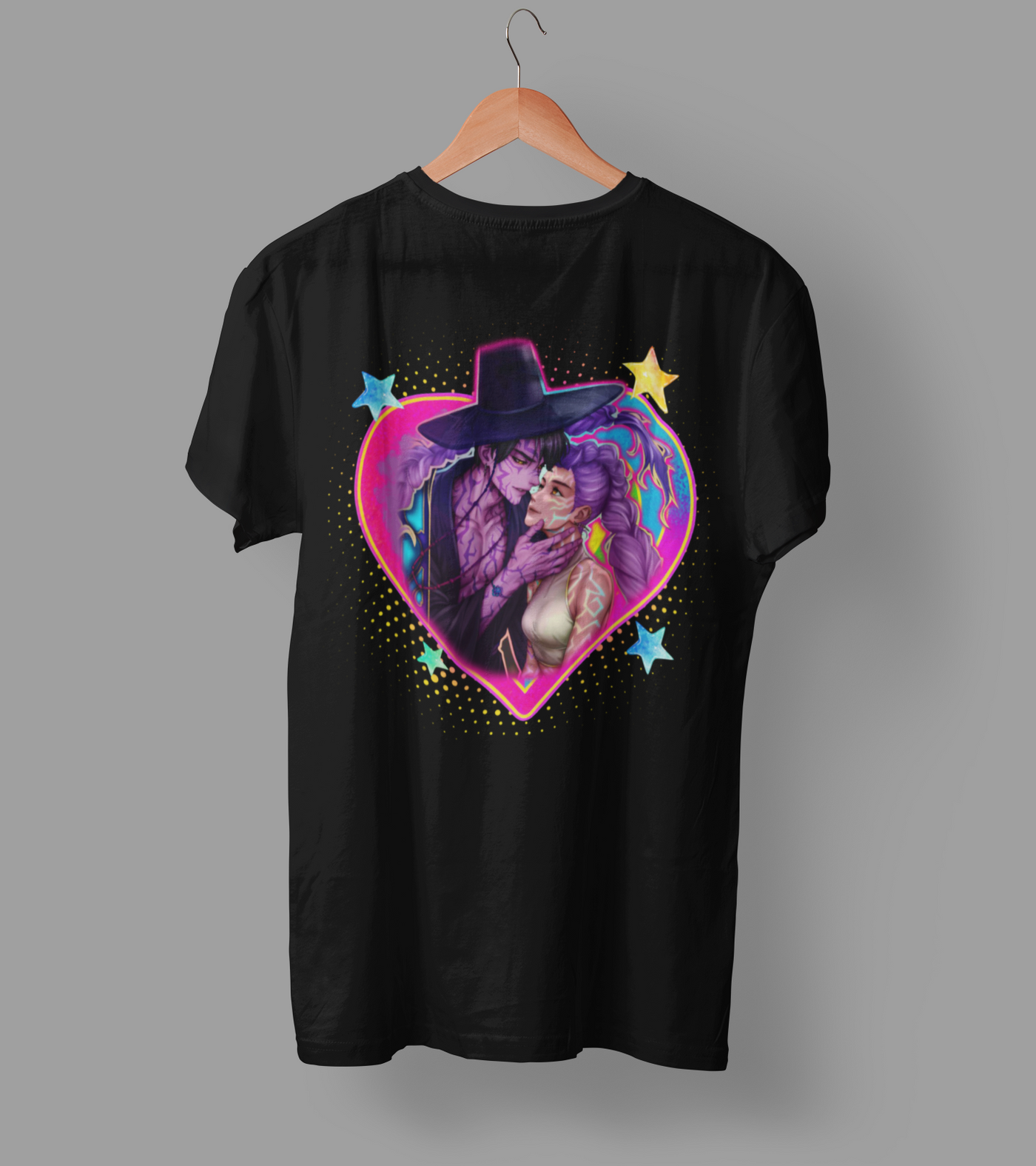K-Pop Demon Hunter DTF Transfer | Ready-to-Press Anime-Inspired Design