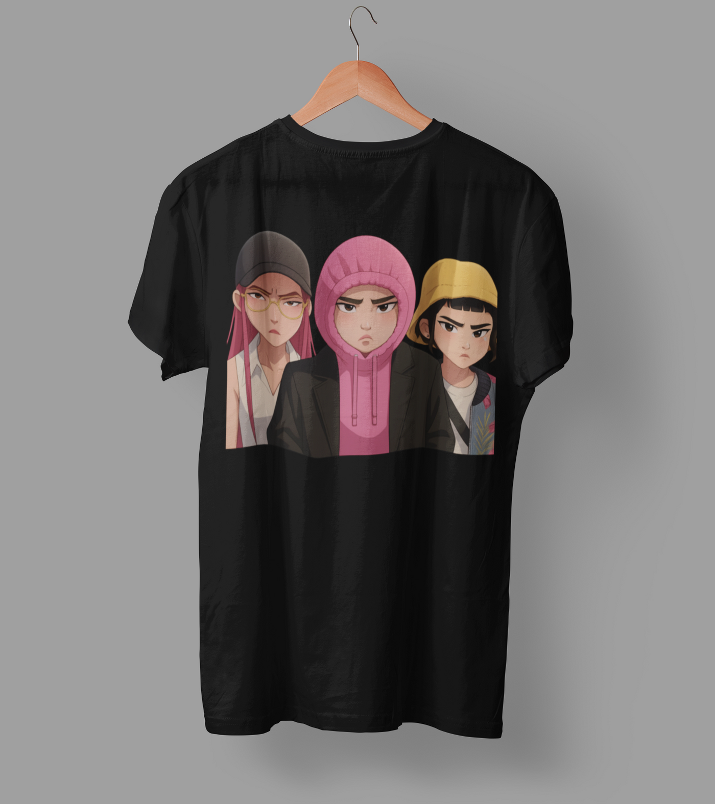 K-Pop Demon Hunter DTF Transfer | Ready-to-Press Anime-Inspired Design