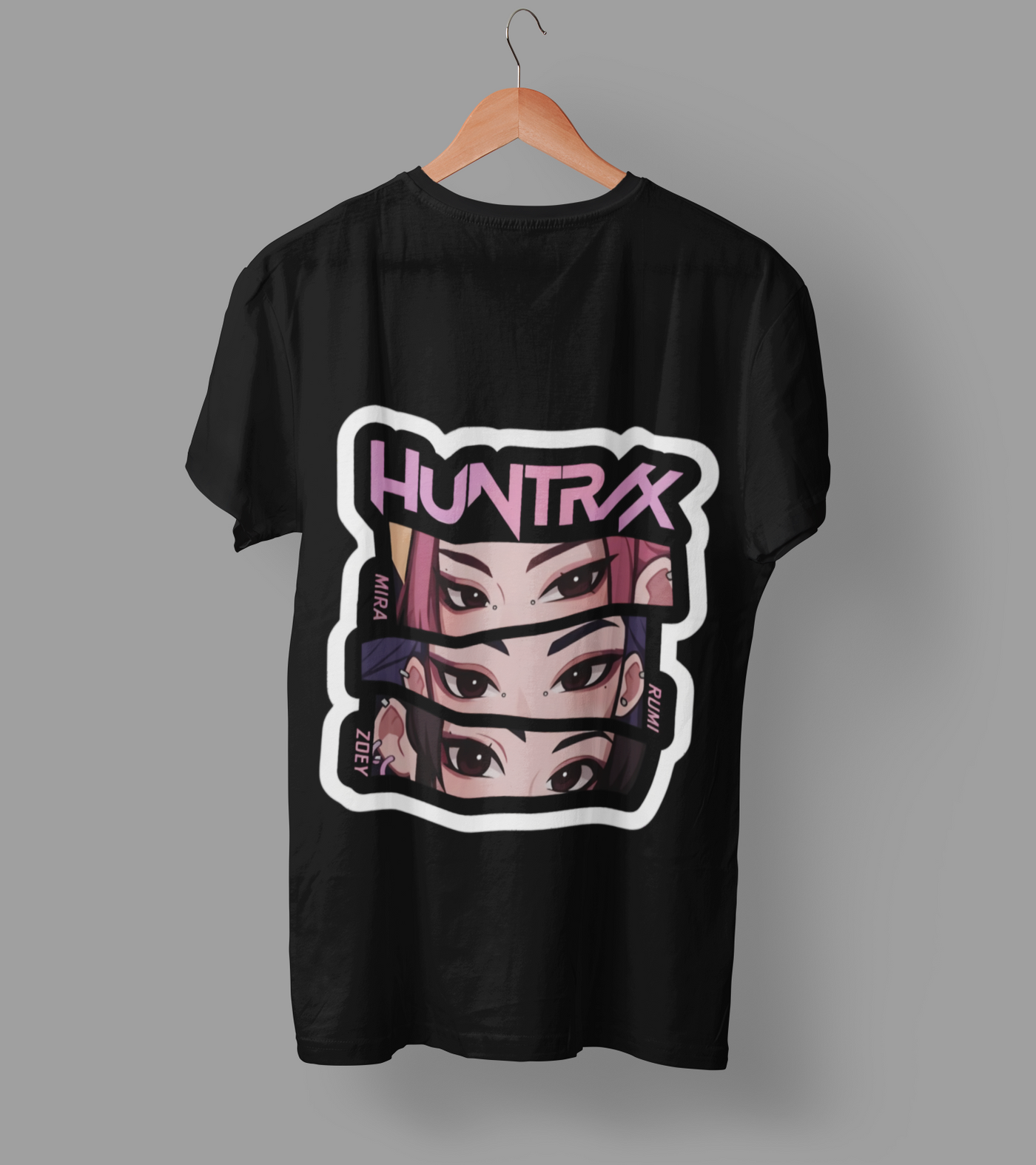 K-Pop Demon Hunter DTF Transfer | Ready-to-Press Anime-Inspired Design