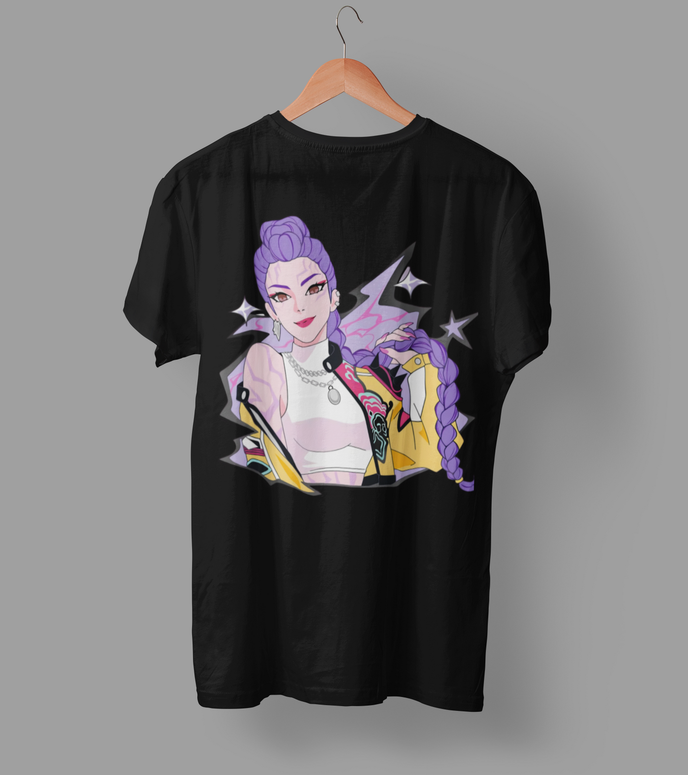K-Pop Demon Hunter DTF Transfer | Ready-to-Press Anime-Inspired Design