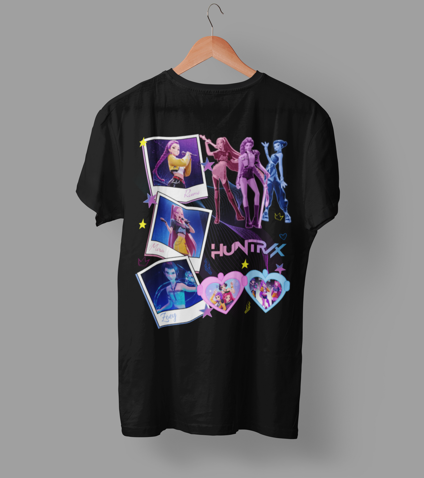 K-Pop Demon Hunter DTF Transfer | Ready-to-Press Anime-Inspired Design
