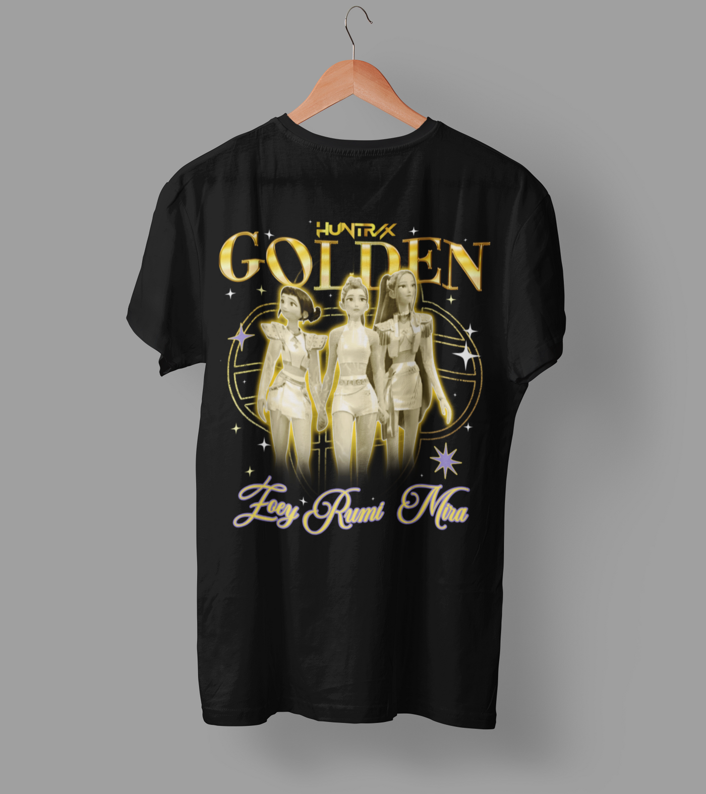K-Pop Demon Hunter DTF Transfer | Ready-to-Press Anime-Inspired Design