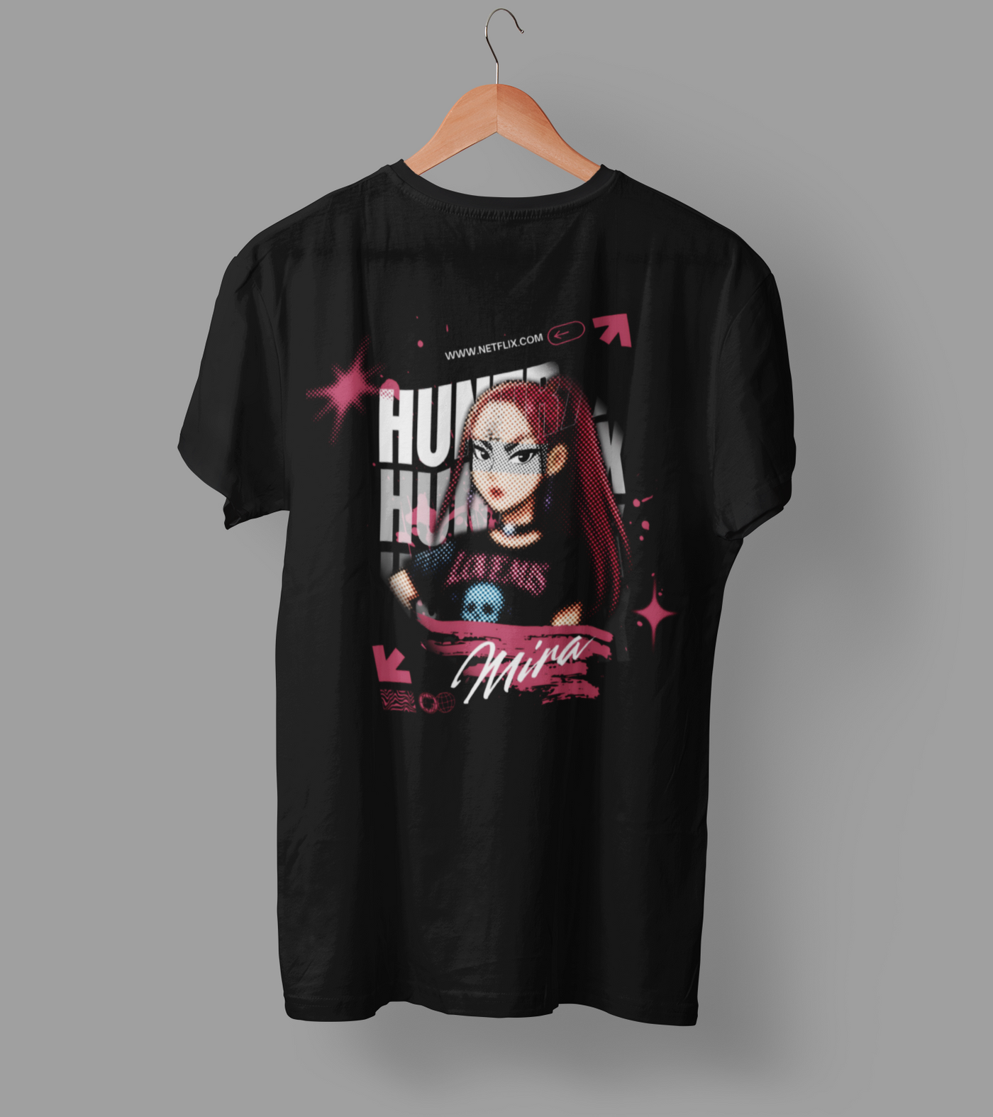 K-Pop Demon Hunter DTF Transfer | Ready-to-Press Anime-Inspired Design