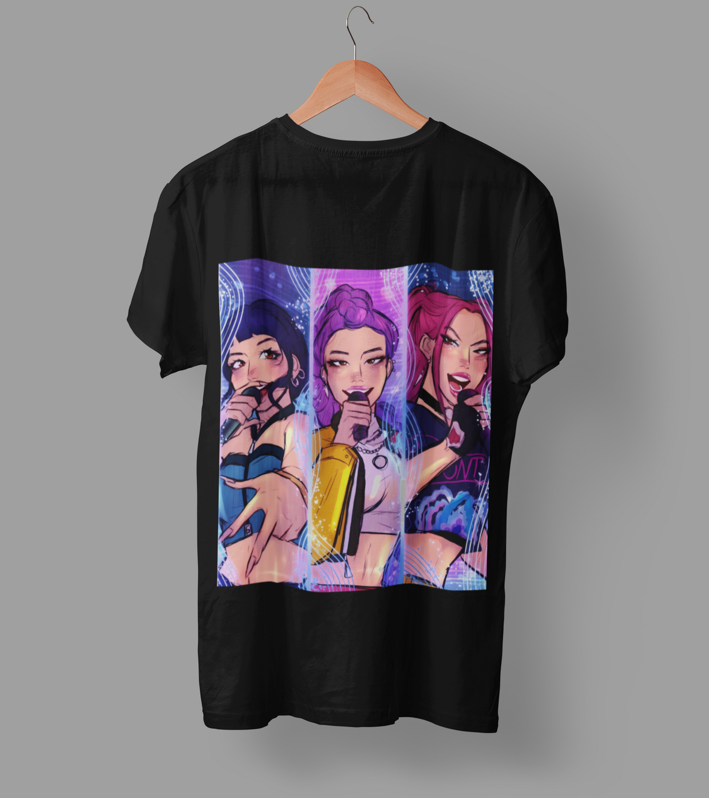 K-Pop Demon Hunter DTF Transfer | Ready-to-Press Anime-Inspired Design