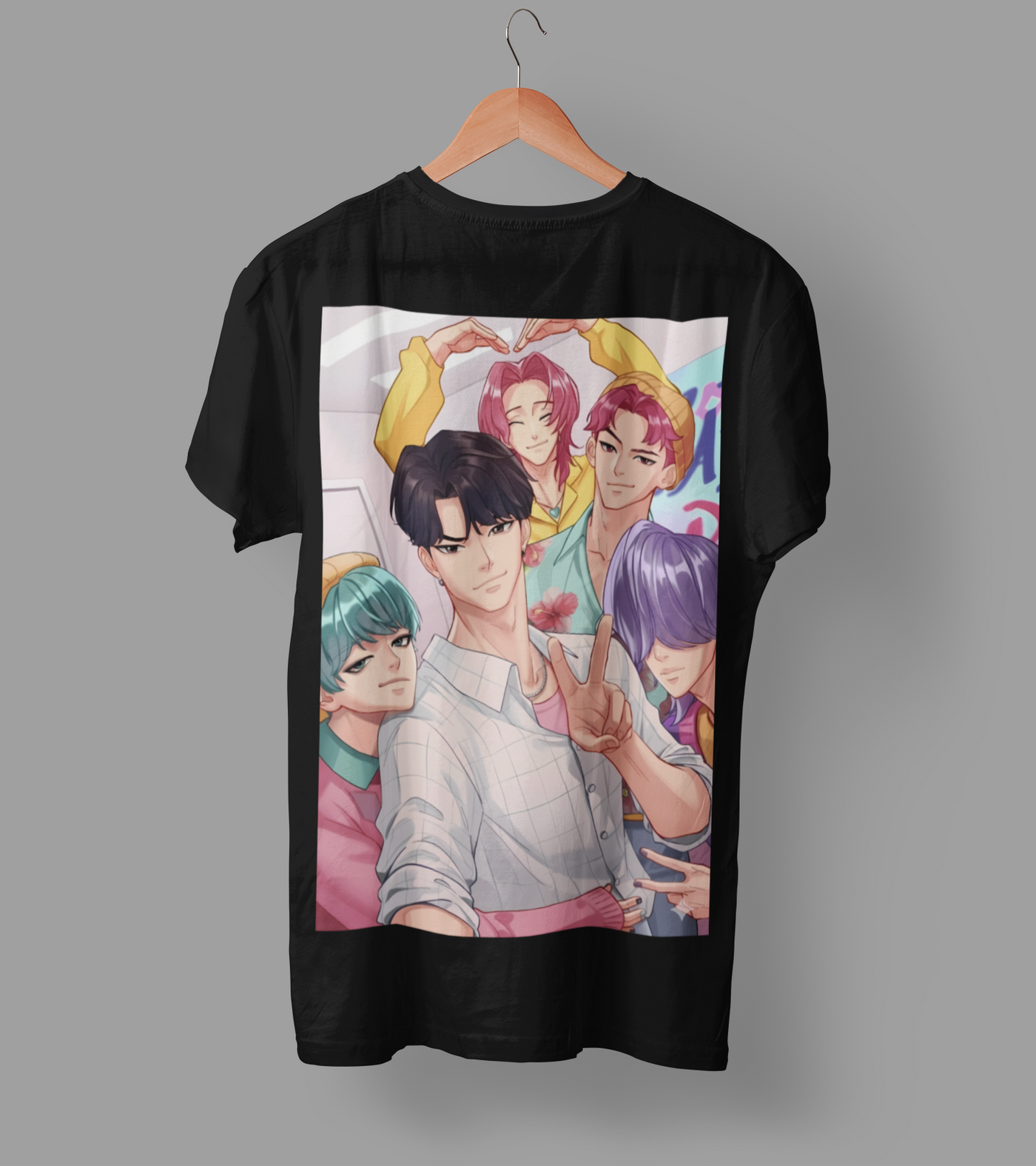 K-Pop Demon Hunter DTF Transfer | Ready-to-Press Anime-Inspired Design