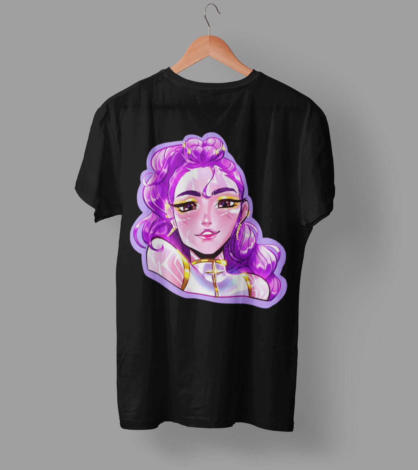 K-Pop Demon Hunter DTF Transfer | Ready-to-Press Anime-Inspired Design