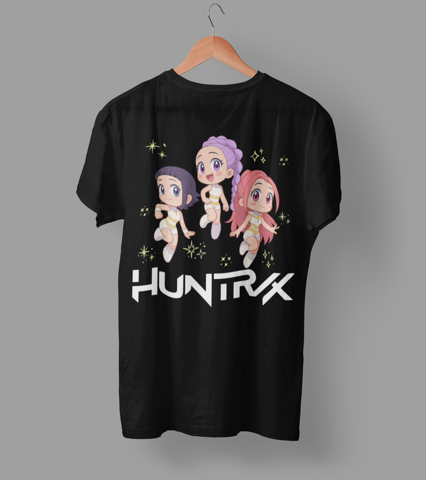 K-Pop Demon Hunter DTF Transfer | Ready-to-Press Anime-Inspired Design