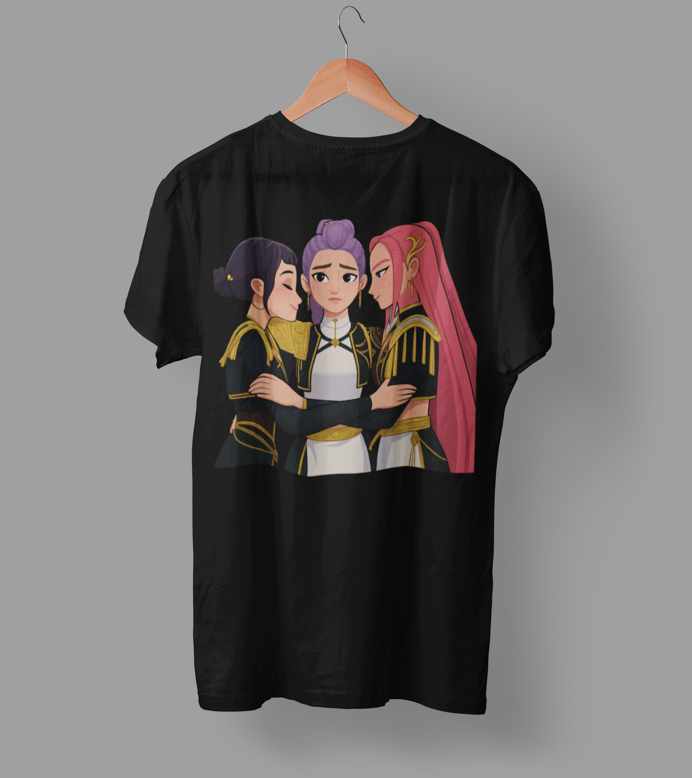 K-Pop Demon Hunter DTF Transfer | Ready-to-Press Anime-Inspired Design