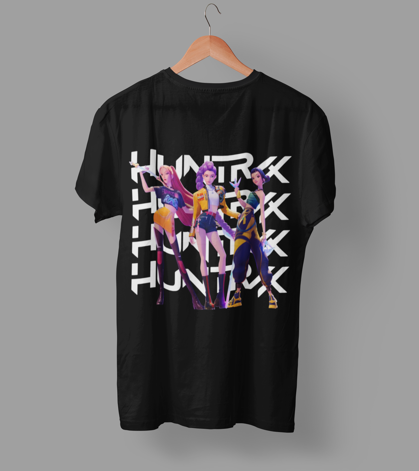 K-Pop Demon Hunter DTF Transfer | Ready-to-Press Anime-Inspired Design