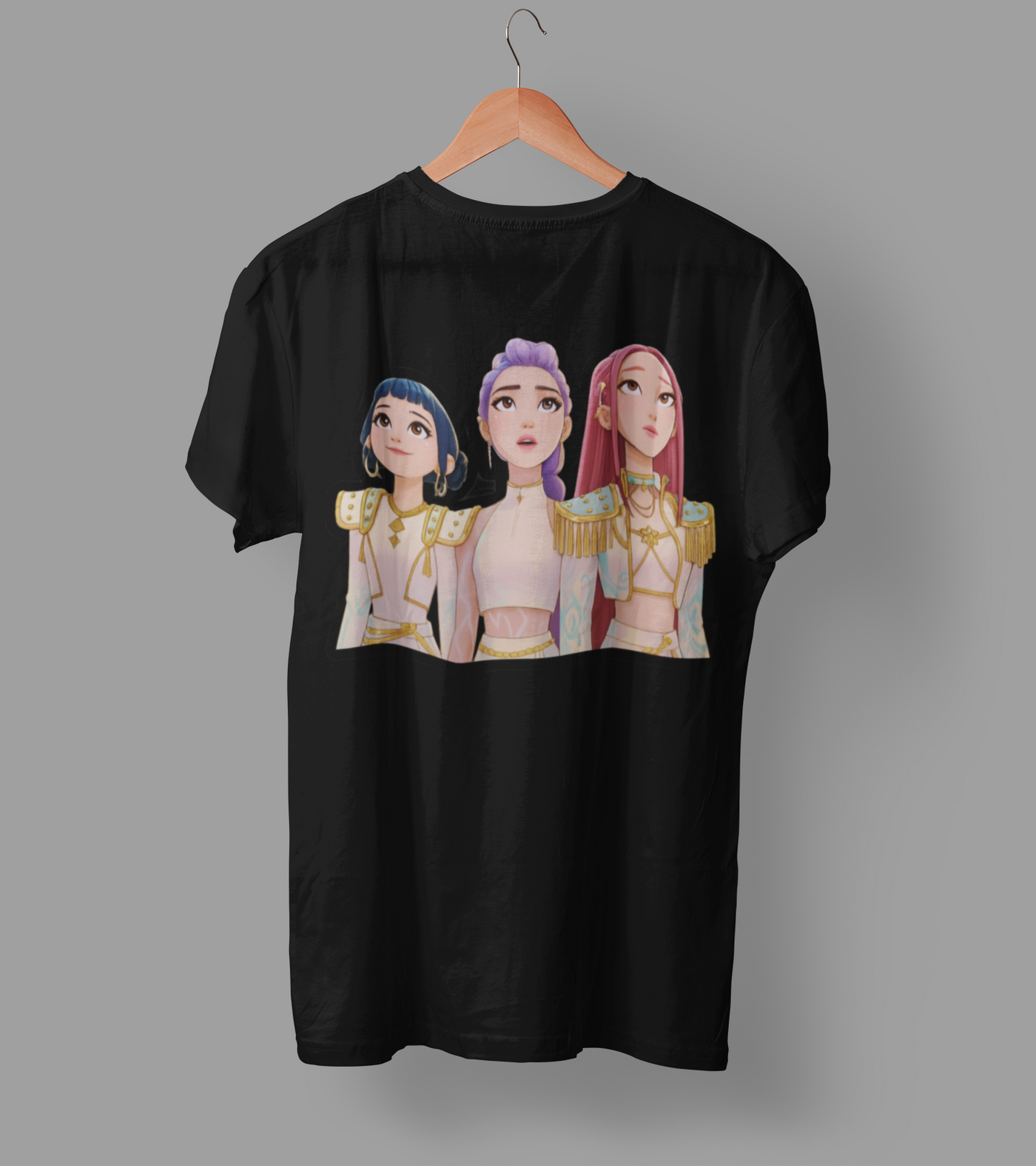 K-Pop Demon Hunter DTF Transfer | Ready-to-Press Anime-Inspired Design