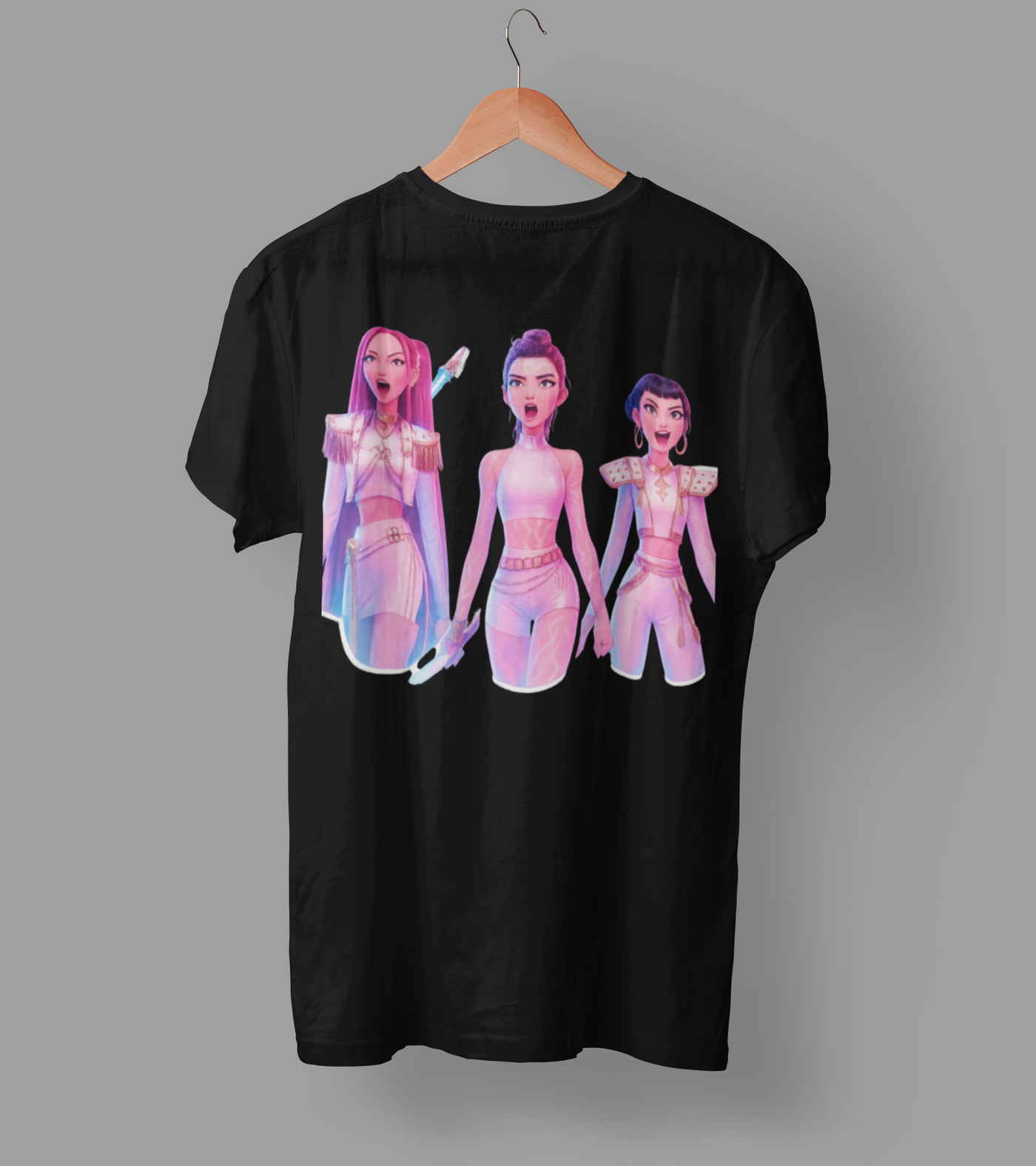 K-Pop Demon Hunter DTF Transfer | Ready-to-Press Anime-Inspired Design