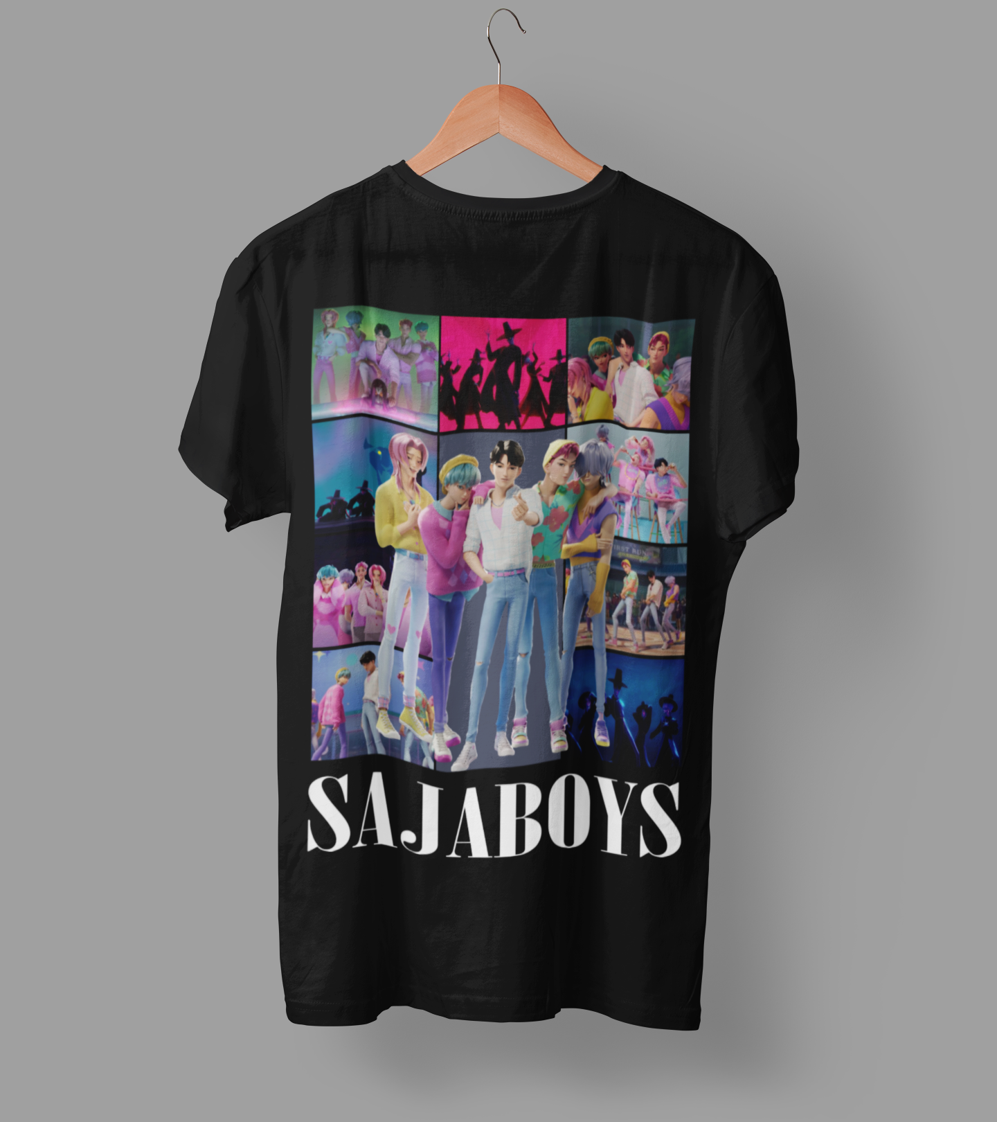 K-Pop Demon Hunter DTF Transfer | Ready-to-Press Anime-Inspired Design