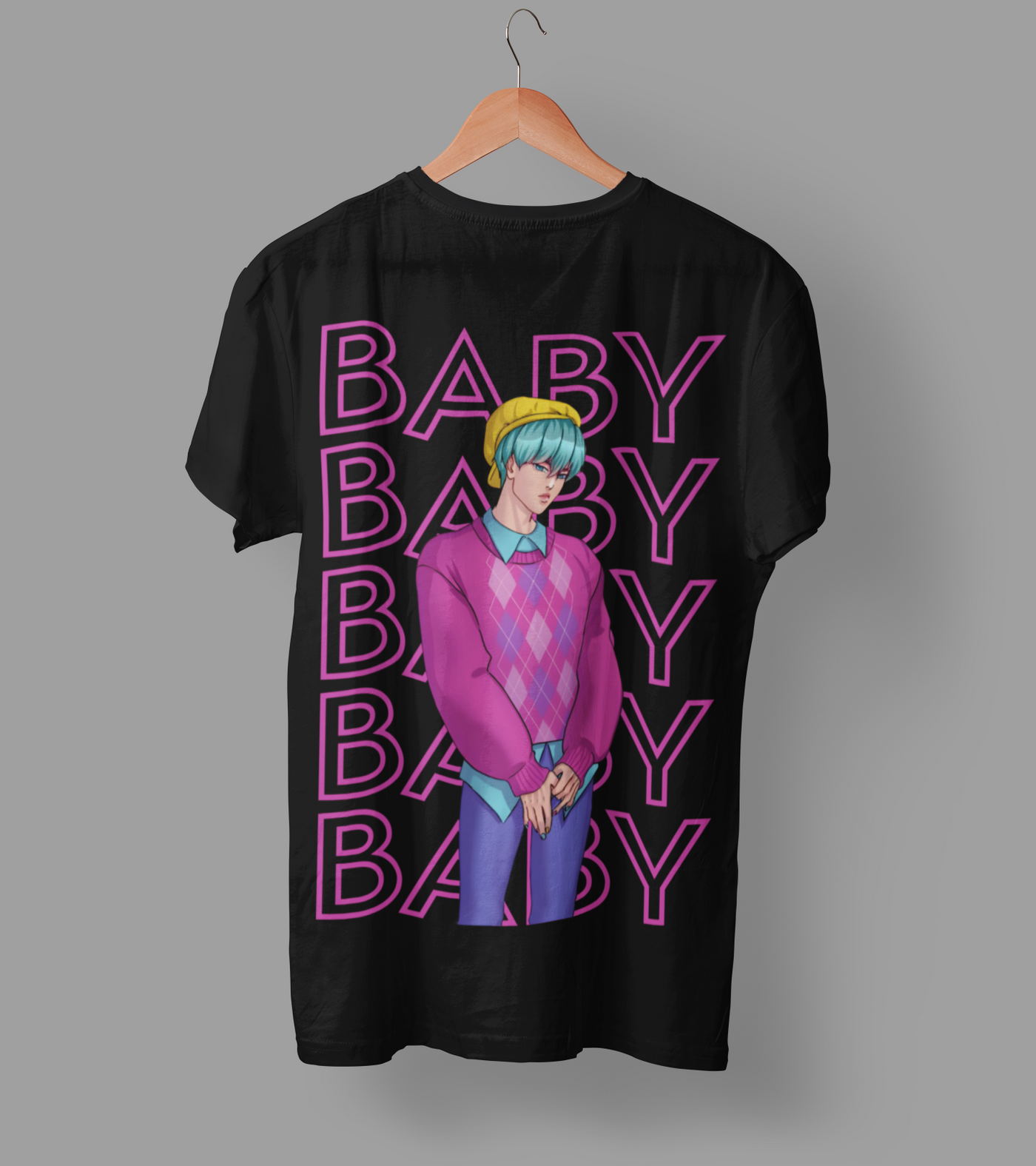 K-Pop Demon Hunter DTF Transfer | Ready-to-Press Anime-Inspired Design
