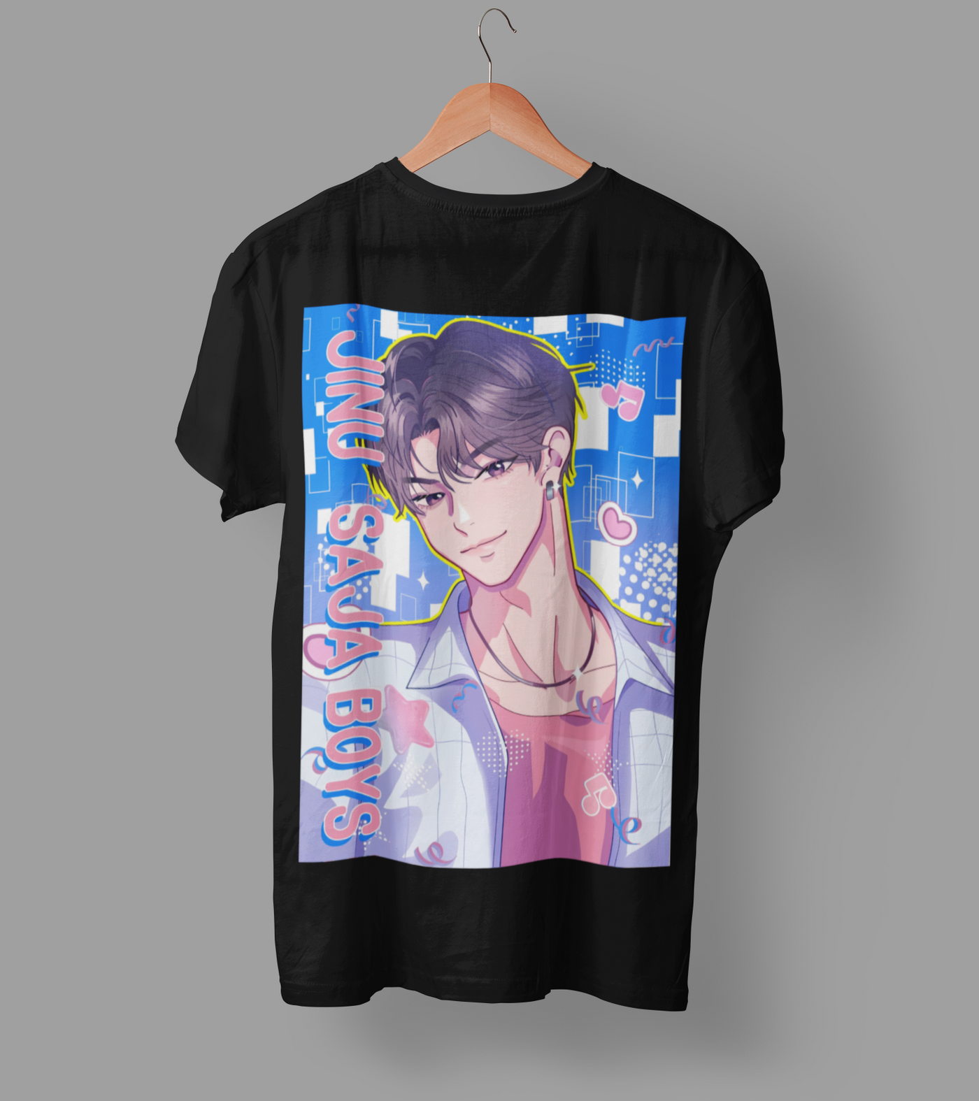K-Pop Demon Hunter DTF Transfer | Ready-to-Press Anime-Inspired Design