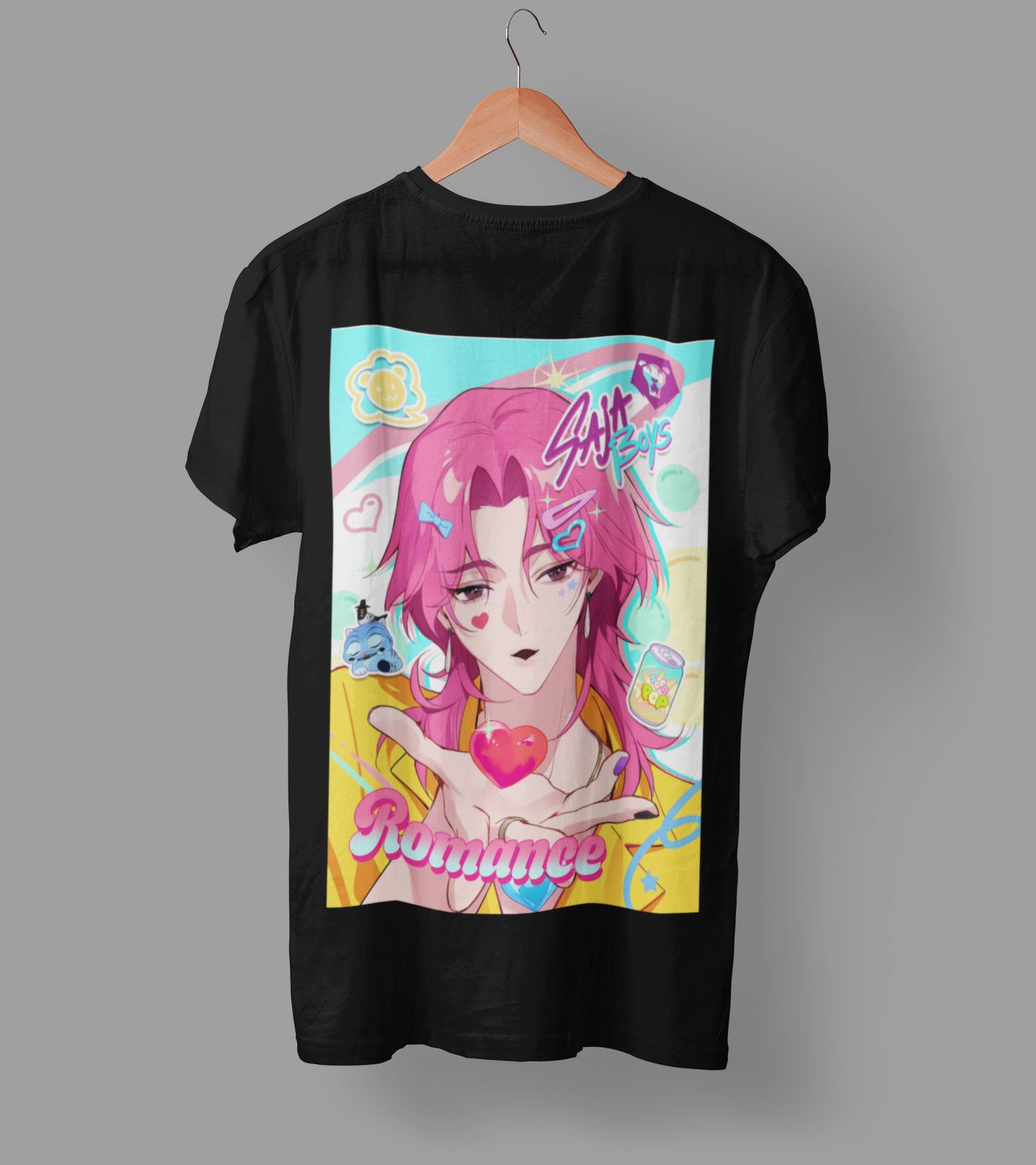 K-Pop Demon Hunter DTF Transfer | Ready-to-Press Anime-Inspired Design