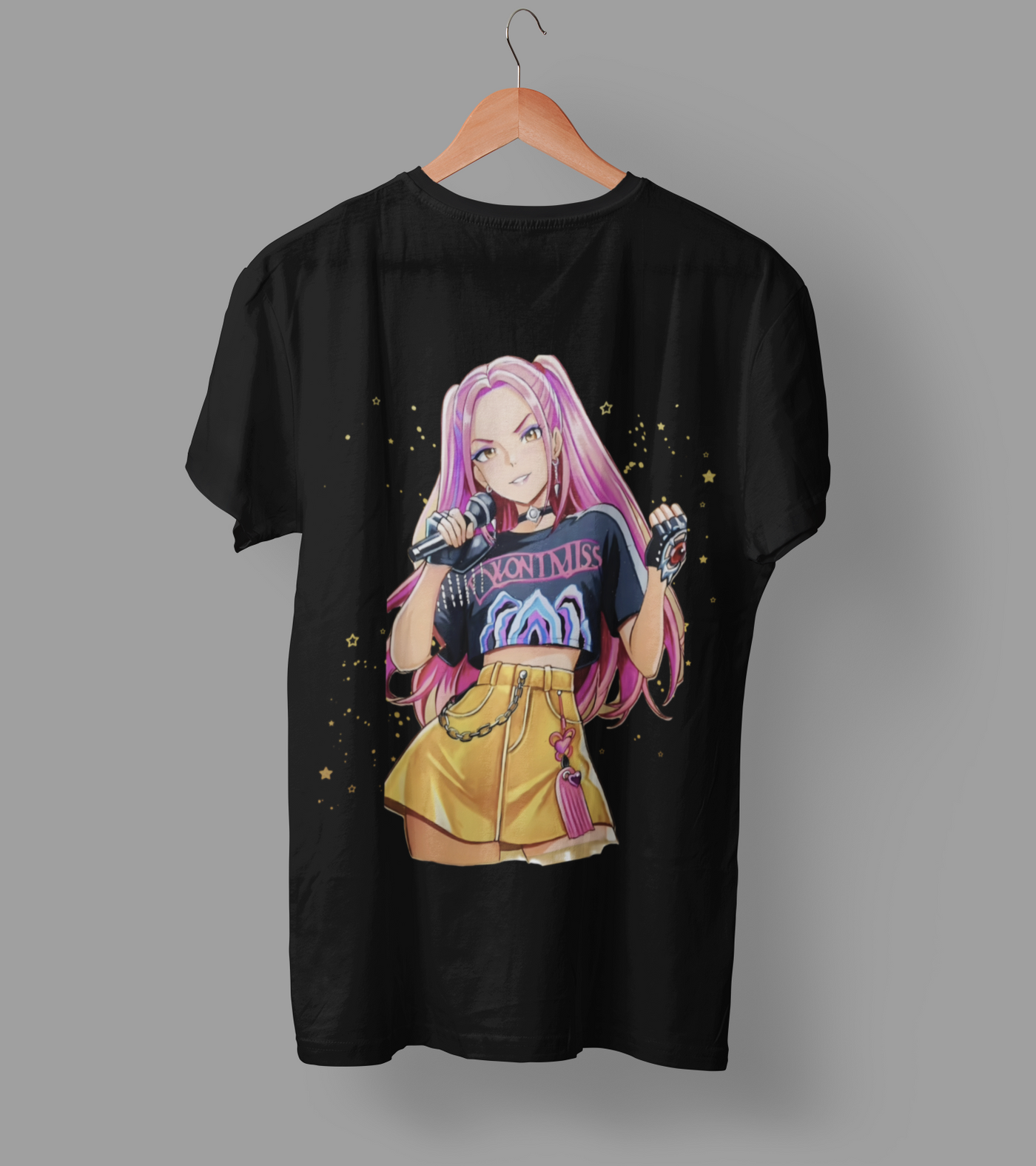 K-Pop Demon Hunter DTF Transfer | Ready-to-Press Anime-Inspired Design