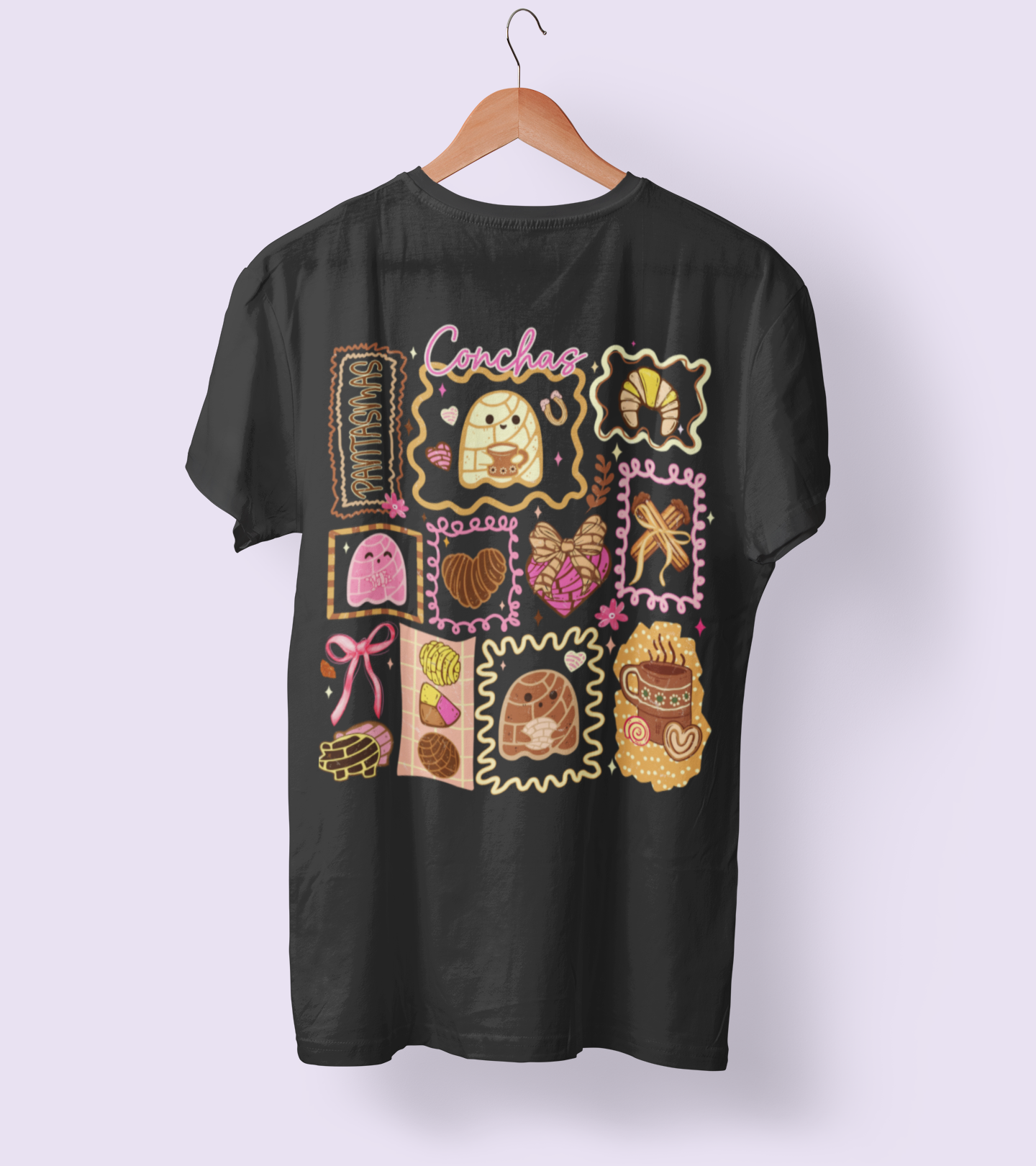 Conchas Fall DTF Transfer – Spooky Vintage Cartoon Ready-to-Press Design