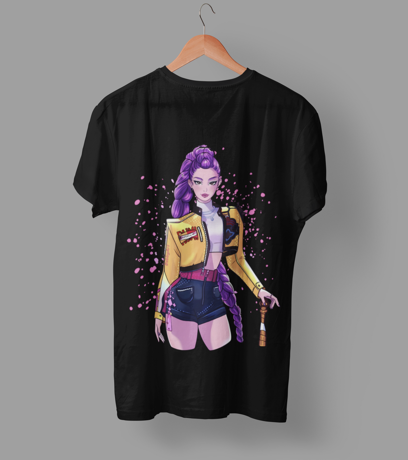 K-Pop Demon Hunter DTF Transfer | Ready-to-Press Anime-Inspired Design
