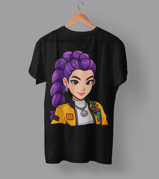 K-Pop Demon Hunter DTF Transfer | Ready-to-Press Anime-Inspired Design