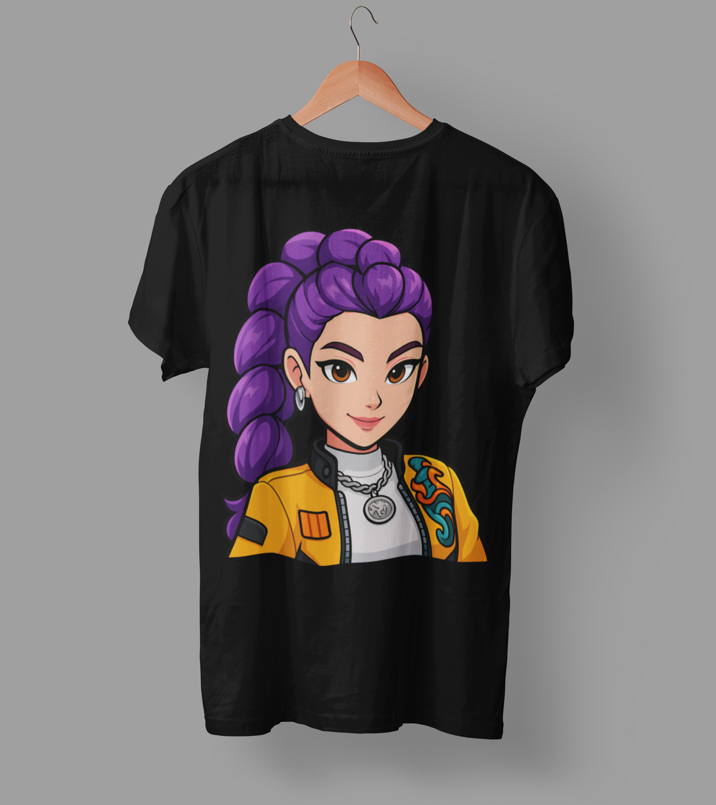 K-Pop Demon Hunter DTF Transfer | Ready-to-Press Anime-Inspired Design