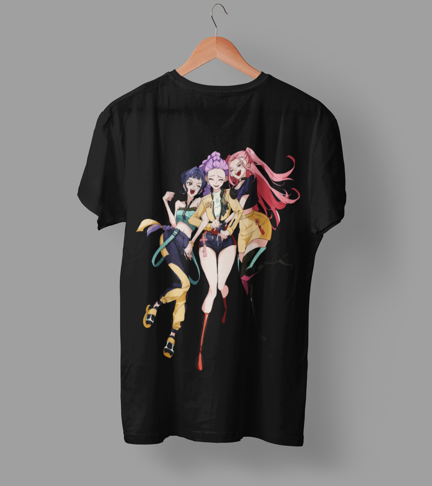 K-Pop Demon Hunter DTF Transfer | Ready-to-Press Anime-Inspired Design