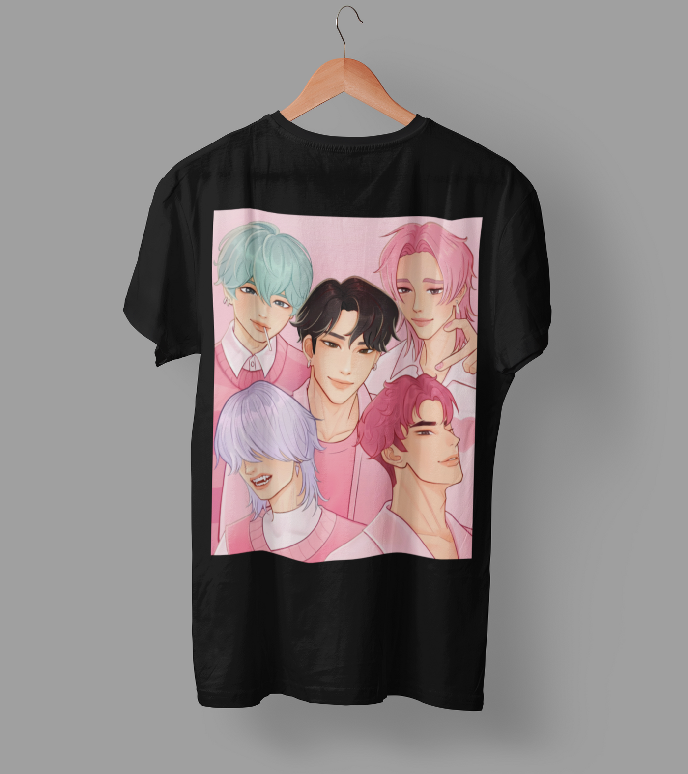 K-Pop Demon Hunter DTF Transfer | Ready-to-Press Anime-Inspired Design