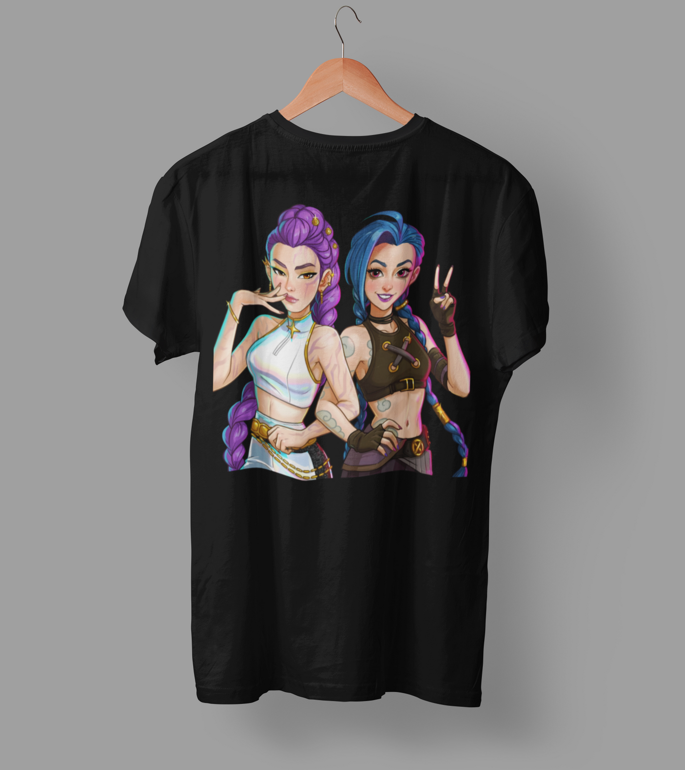 K-Pop Demon Hunter DTF Transfer | Ready-to-Press Anime-Inspired Design