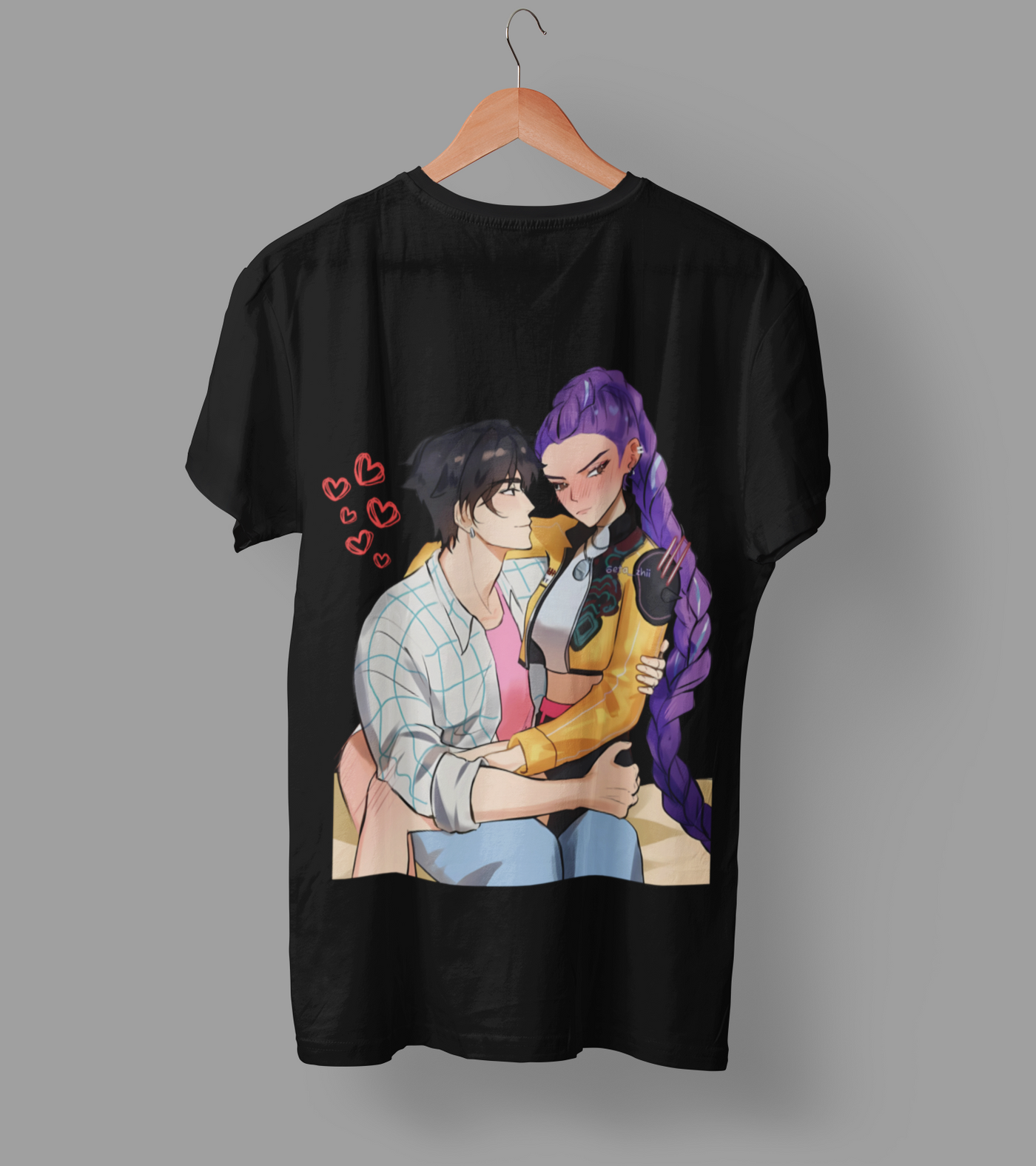 K-Pop Demon Hunter DTF Transfer | Ready-to-Press Anime-Inspired Design
