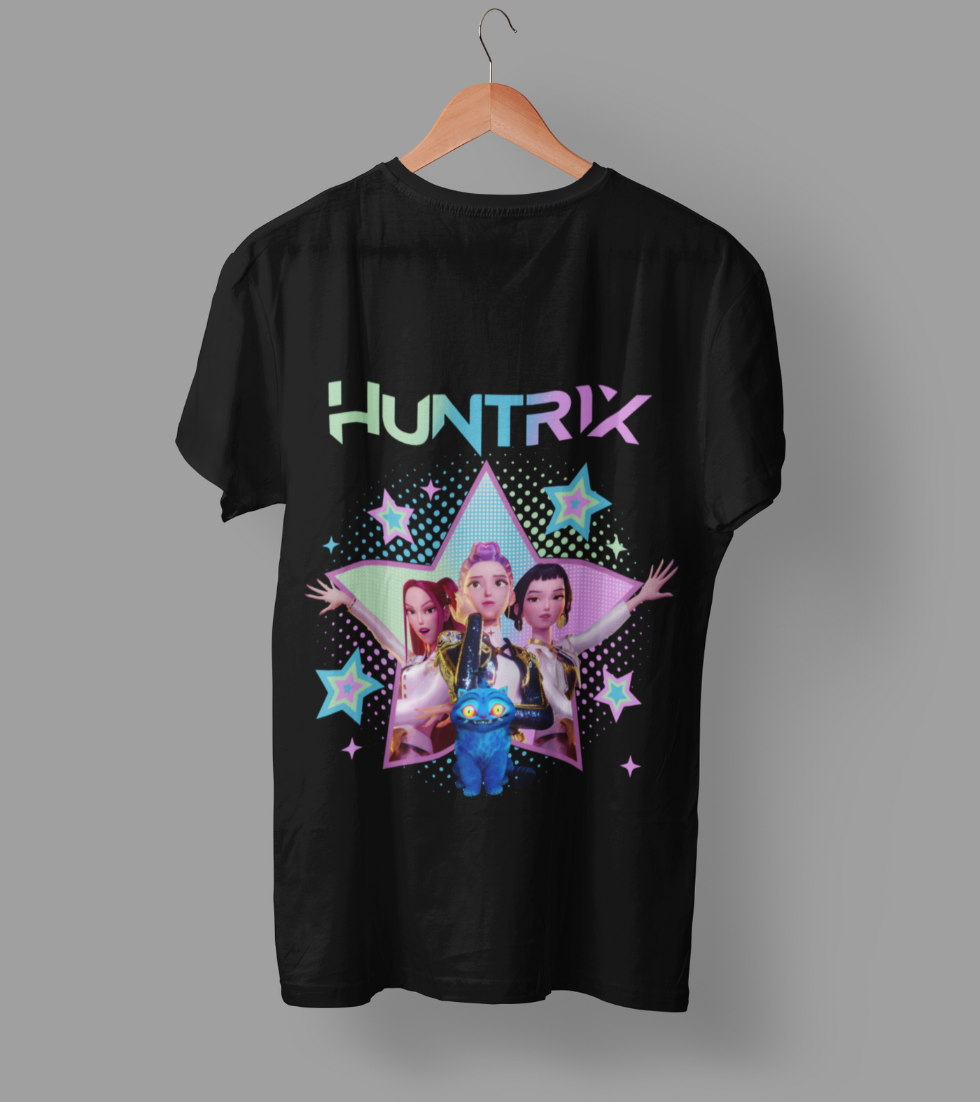 K-Pop Demon Hunter DTF Transfer | Ready-to-Press Anime-Inspired Design