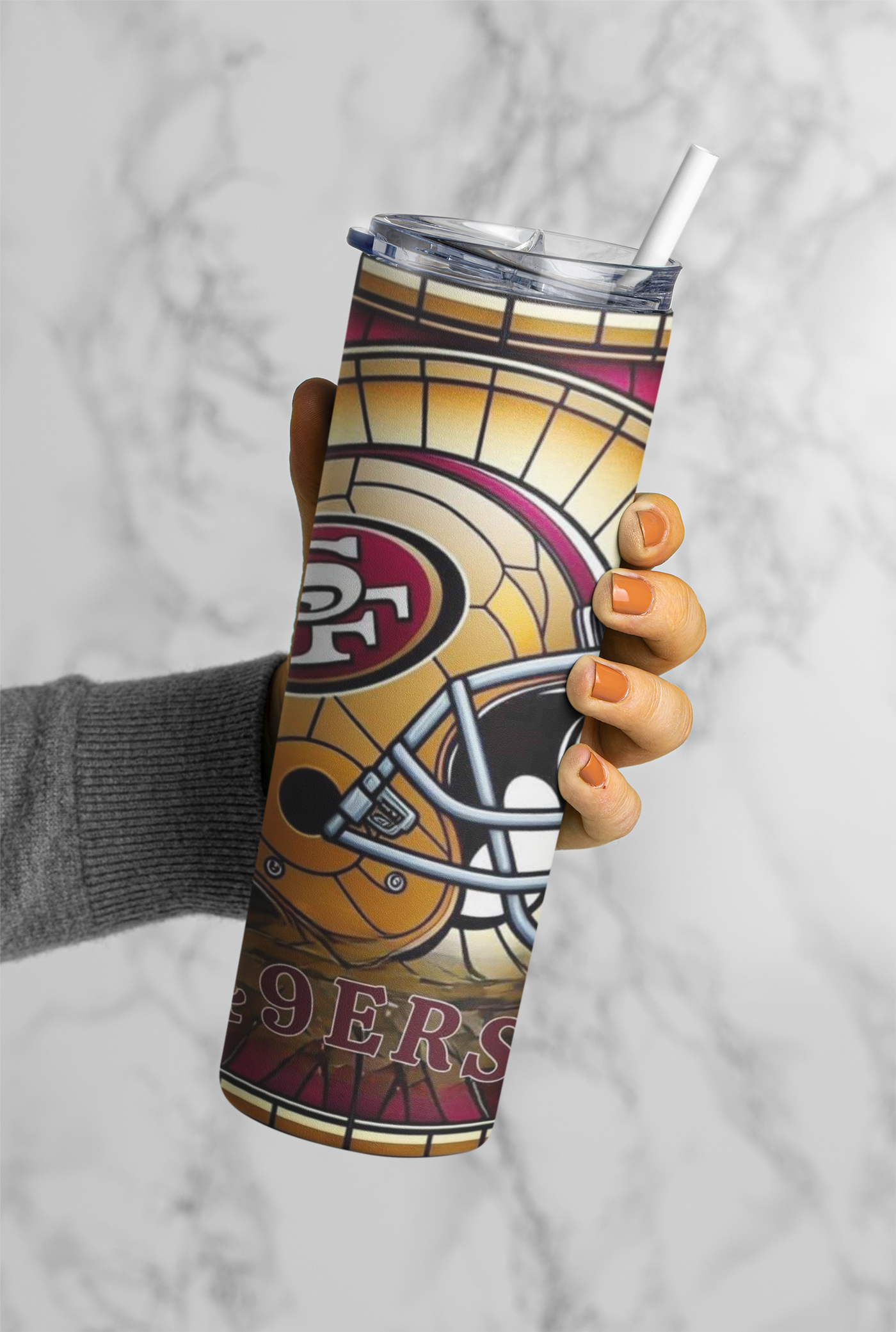 Football Game Day 20oz Sublimation Tumbler Wrap – Ready to Print for Sports Fans